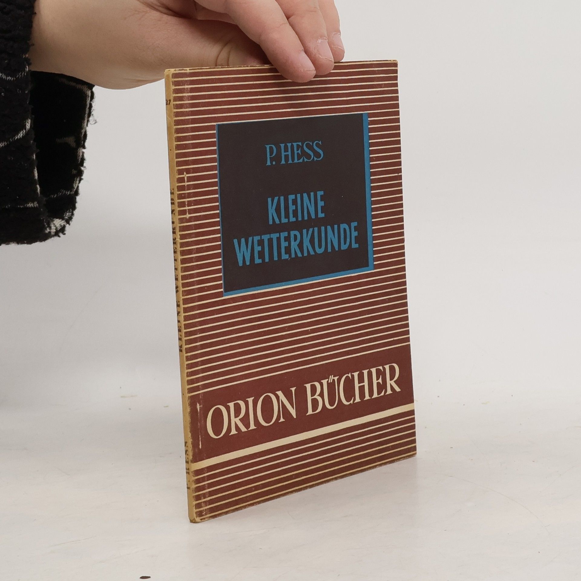 Paul Hess Kleine Wetterkunde