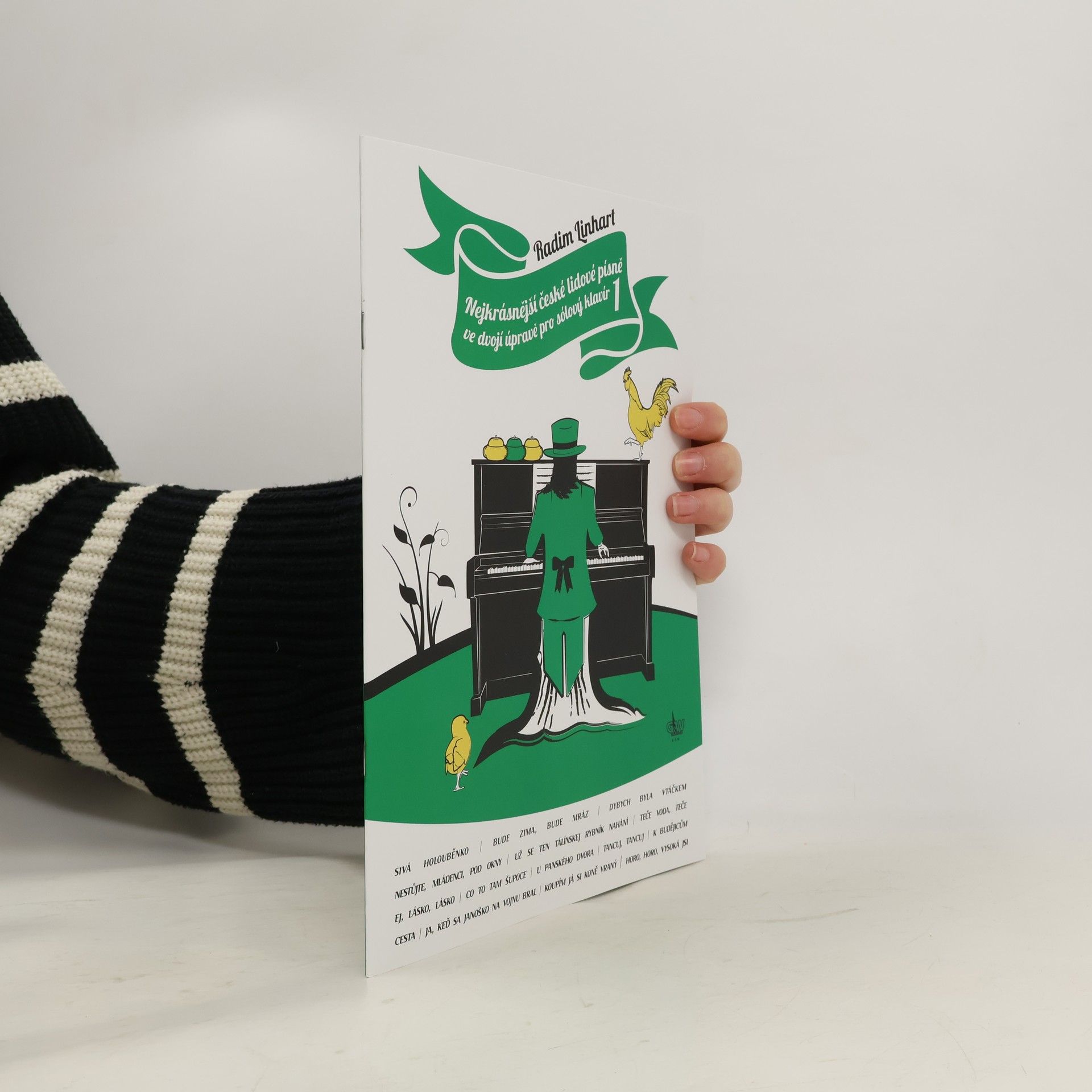 výroba hudeb.nástrojů G+W Nejkrásnější české lidové písně ve dvojí úpravě pro sólový klavír 1