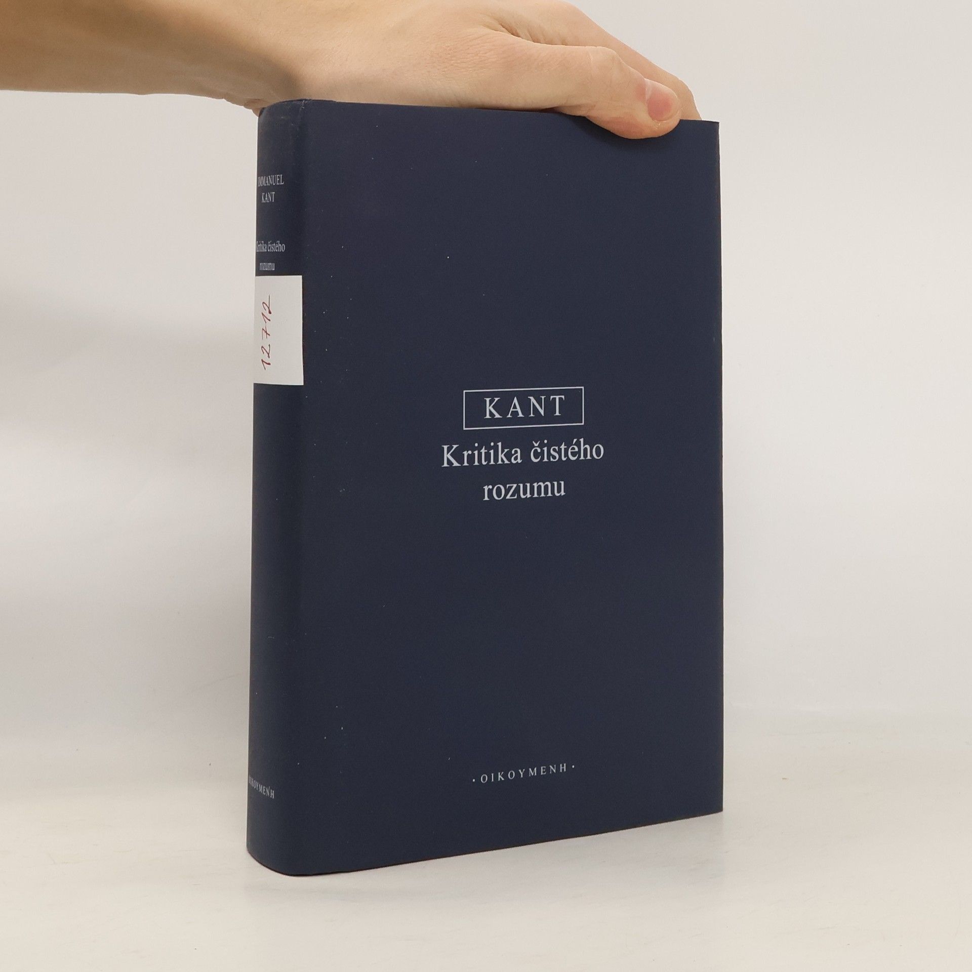 Immanuel Kant Kritika čistého rozumu