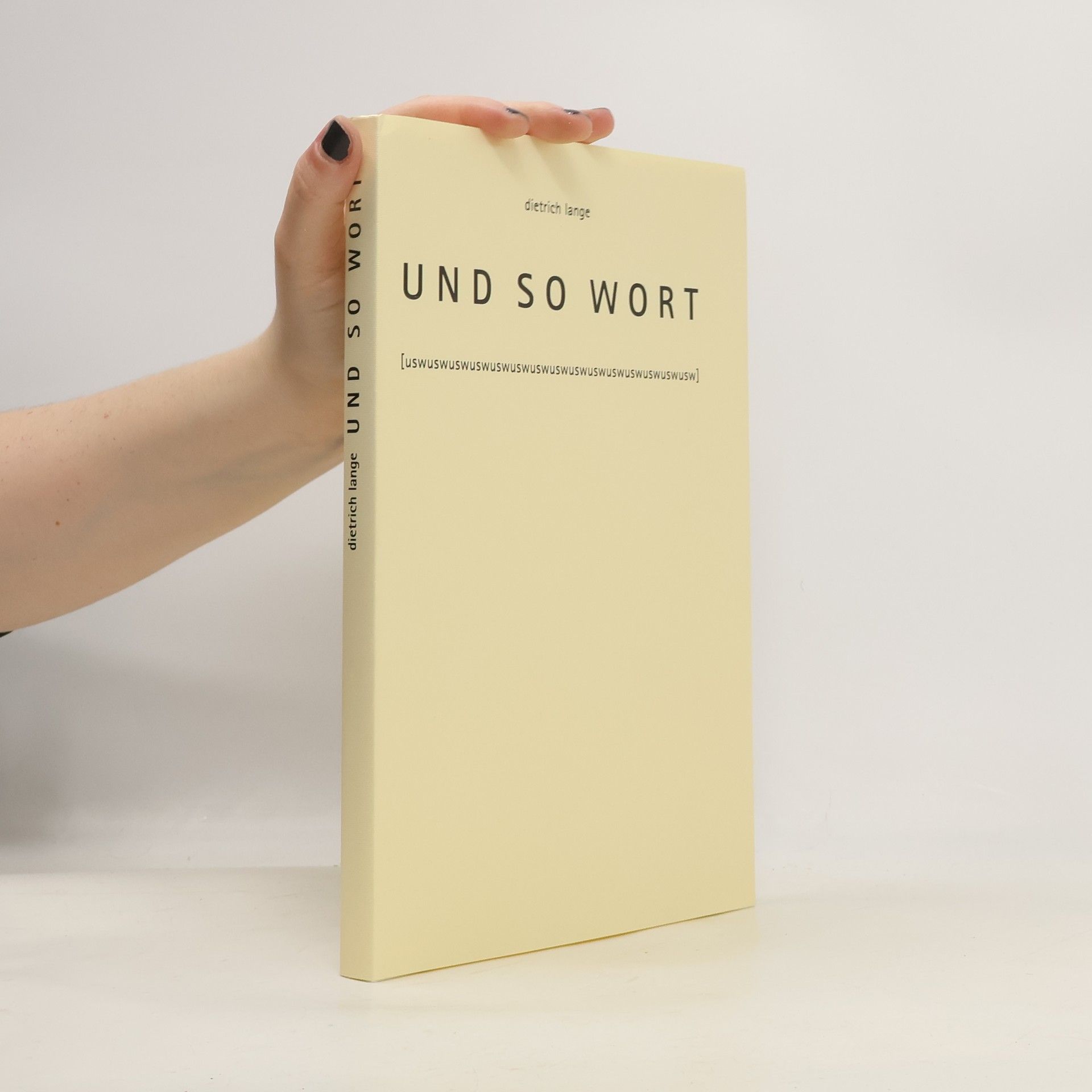 Und so wort