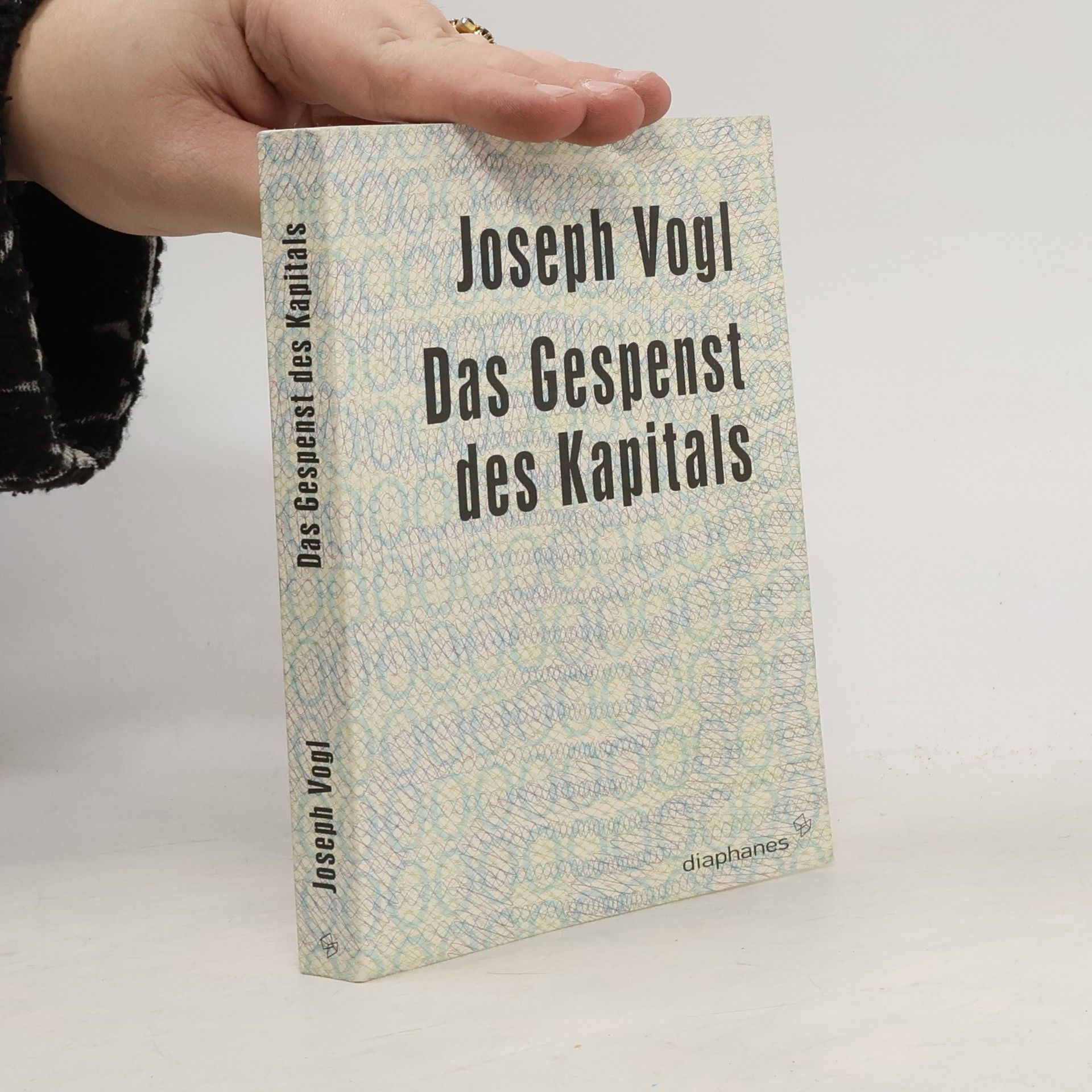 Joseph Vogl Das Gespenst des Kapitals