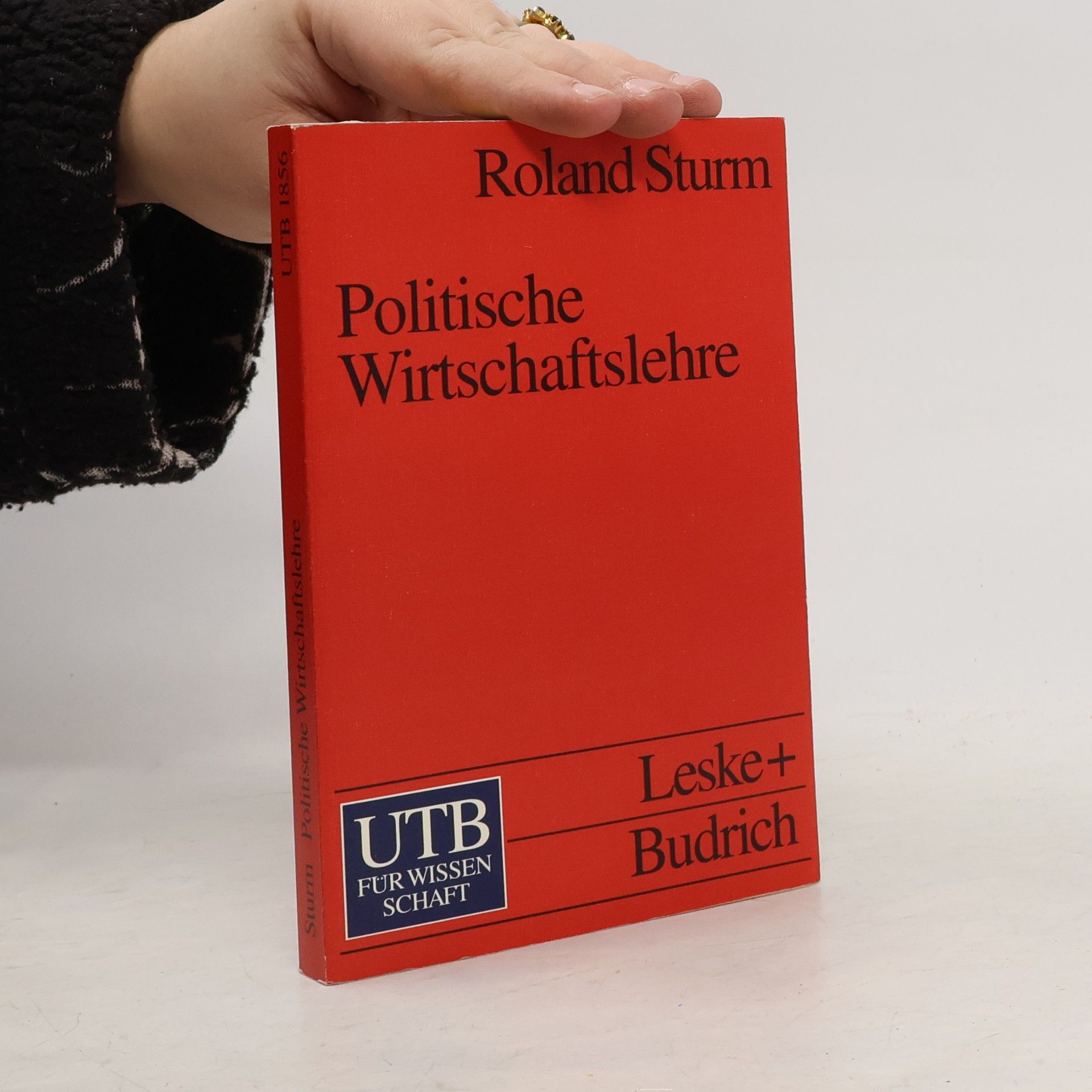 Roland Sturm Politische Wirtschaftslehre
