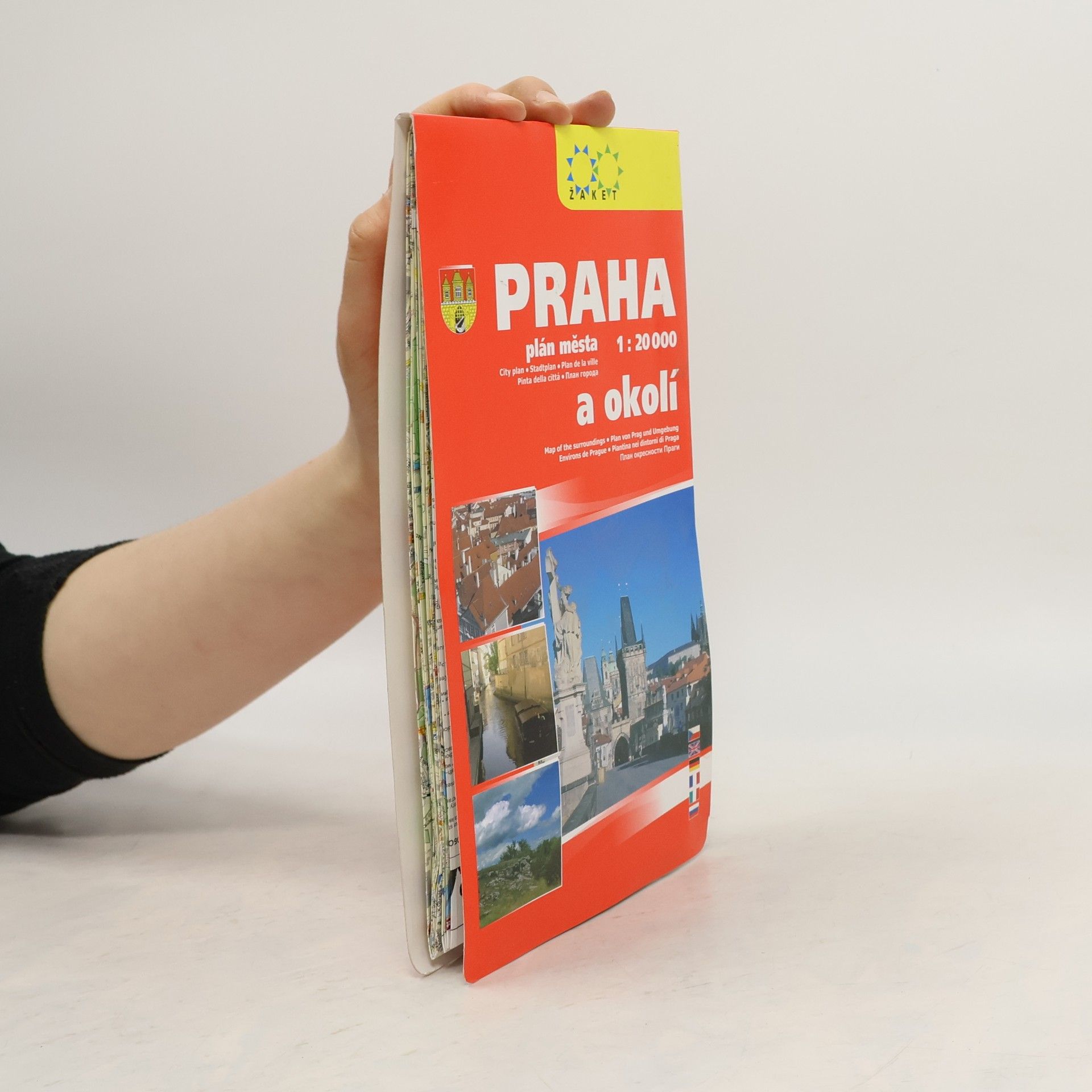 Kolektiv autorů Praha plán města a okolí