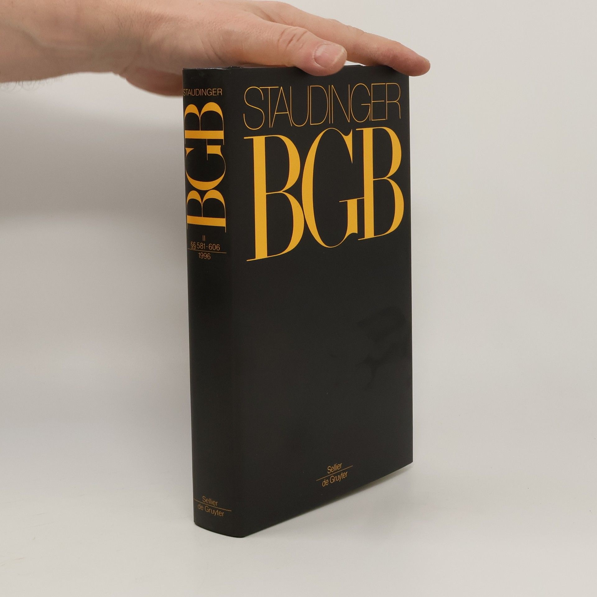 J. von Staudinger Kommentar zum Bürgerlichen Gesetzbuch : mit Einführungsgesetz und Nebengesetzen. Buch 2. Recht der Schuldverhältnisse. - §§ 581 - 606