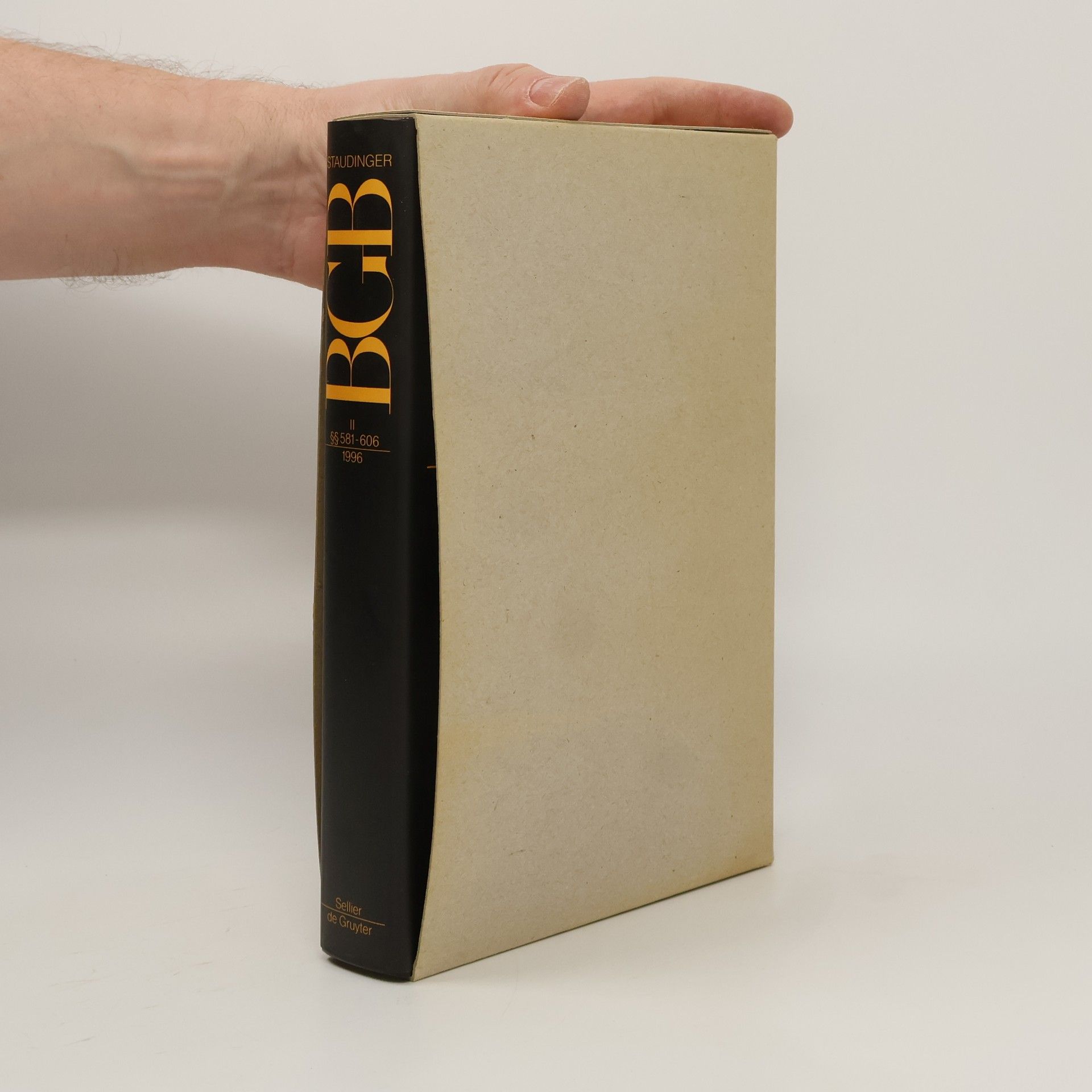 J. von Staudinger Kommentar zum Bürgerlichen Gesetzbuch : mit Einführungsgesetz und Nebengesetzen. Buch 2. Recht der Schuldverhältnisse. - §§ 581 - 606