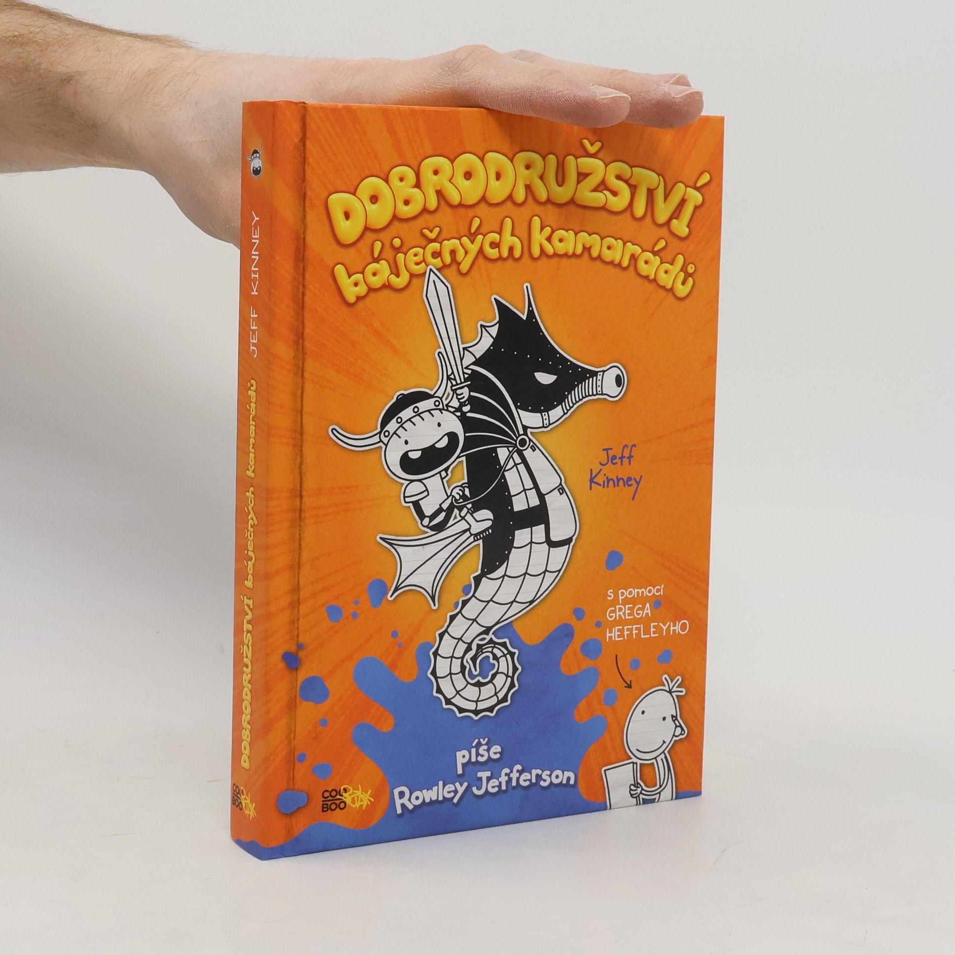 Jeff Kinney Dobrodružství báječných kamarádů. Píše Rowley Jefferson