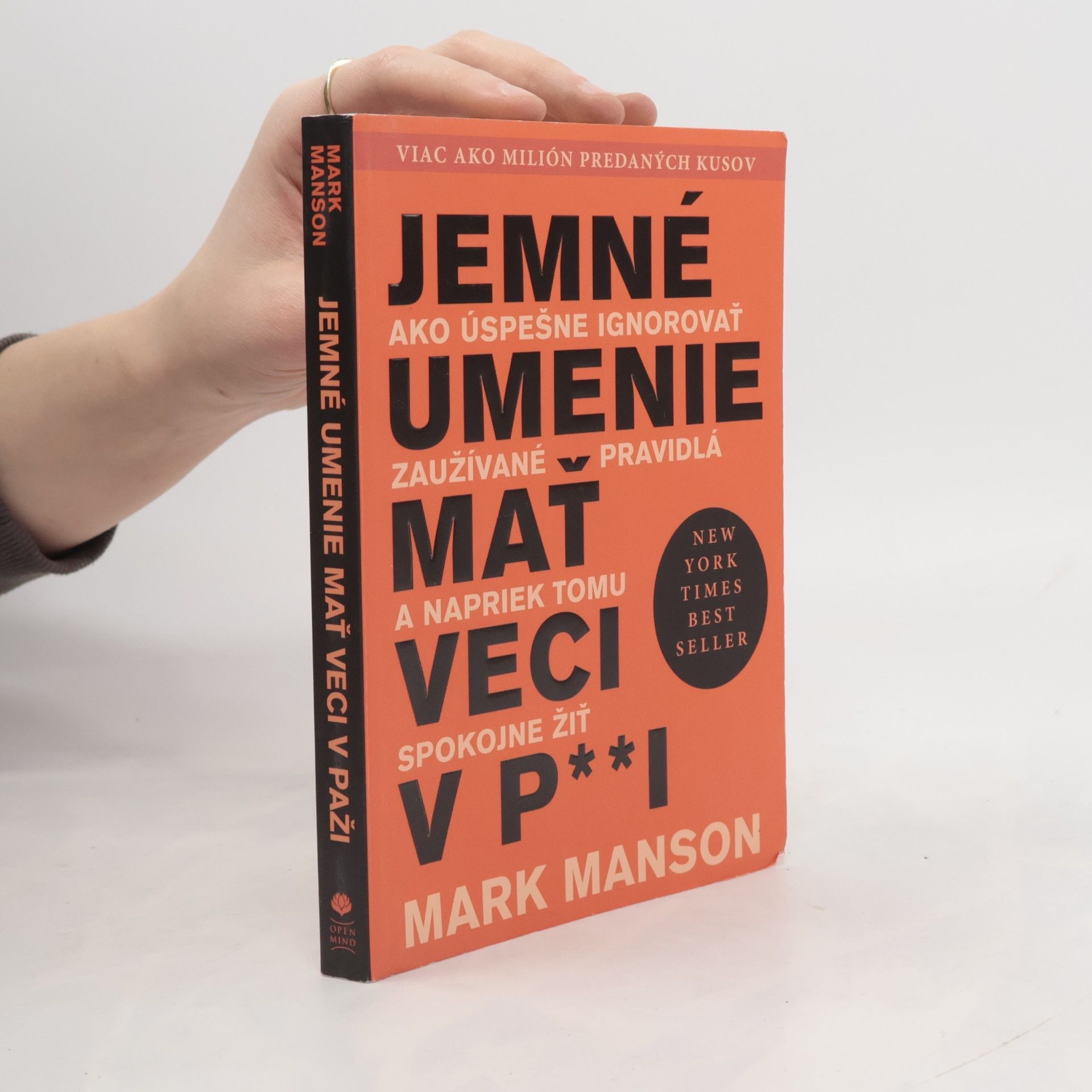 Mark Manson Jemné umenie mať veci v p**i
