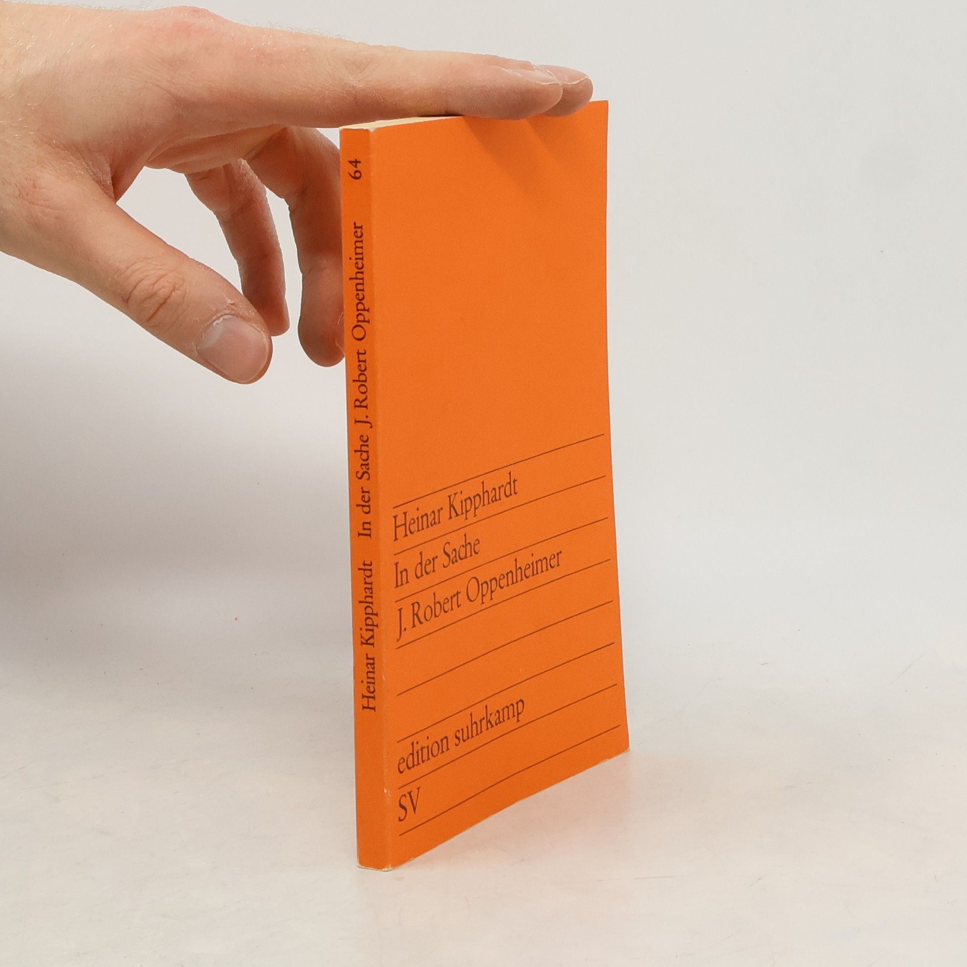 Heinar Kipphardt In der Sache J. Robert Oppenheimer