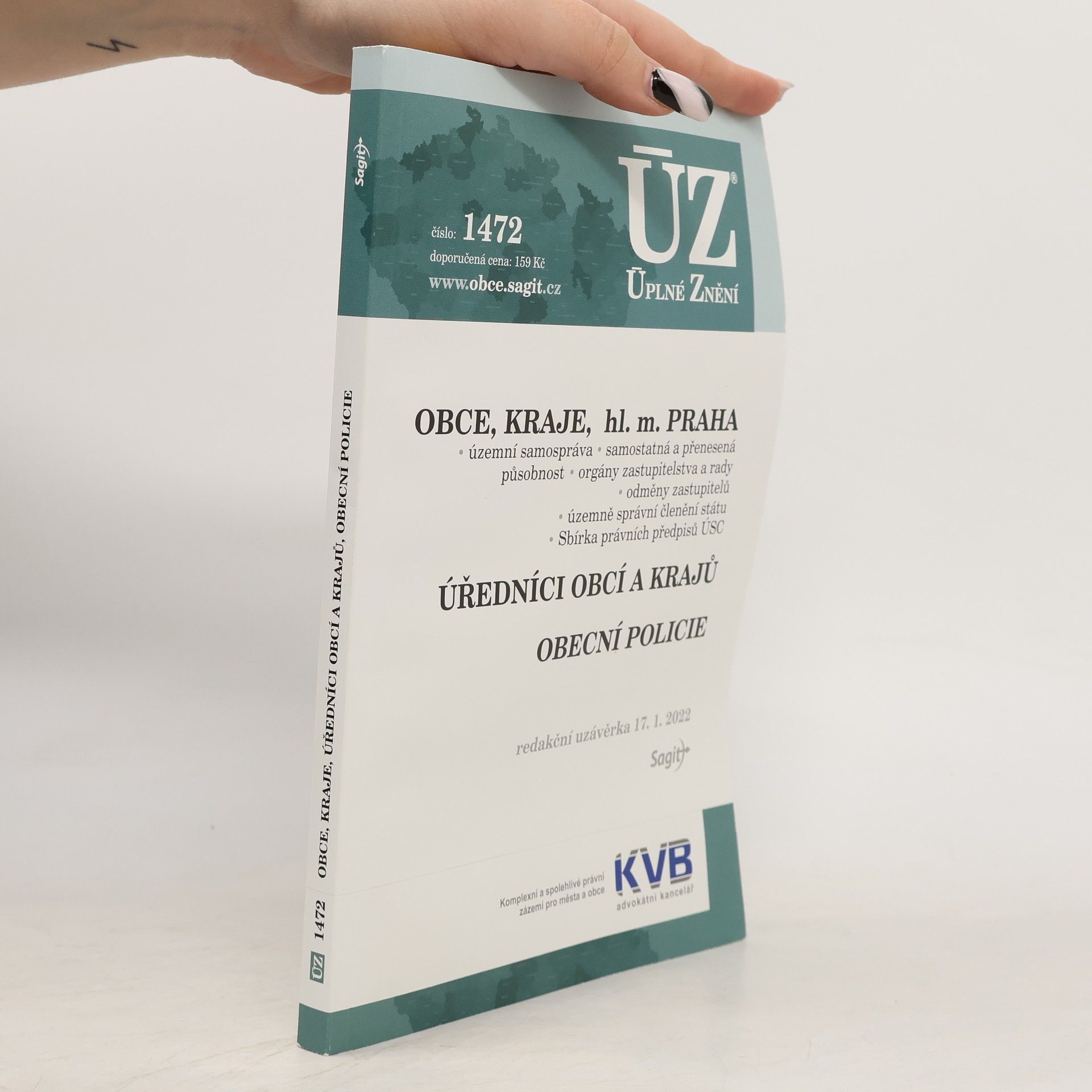Kolektiv autorů ÚZ č. 1472 - Obce, Kraje, hl. m. Praha