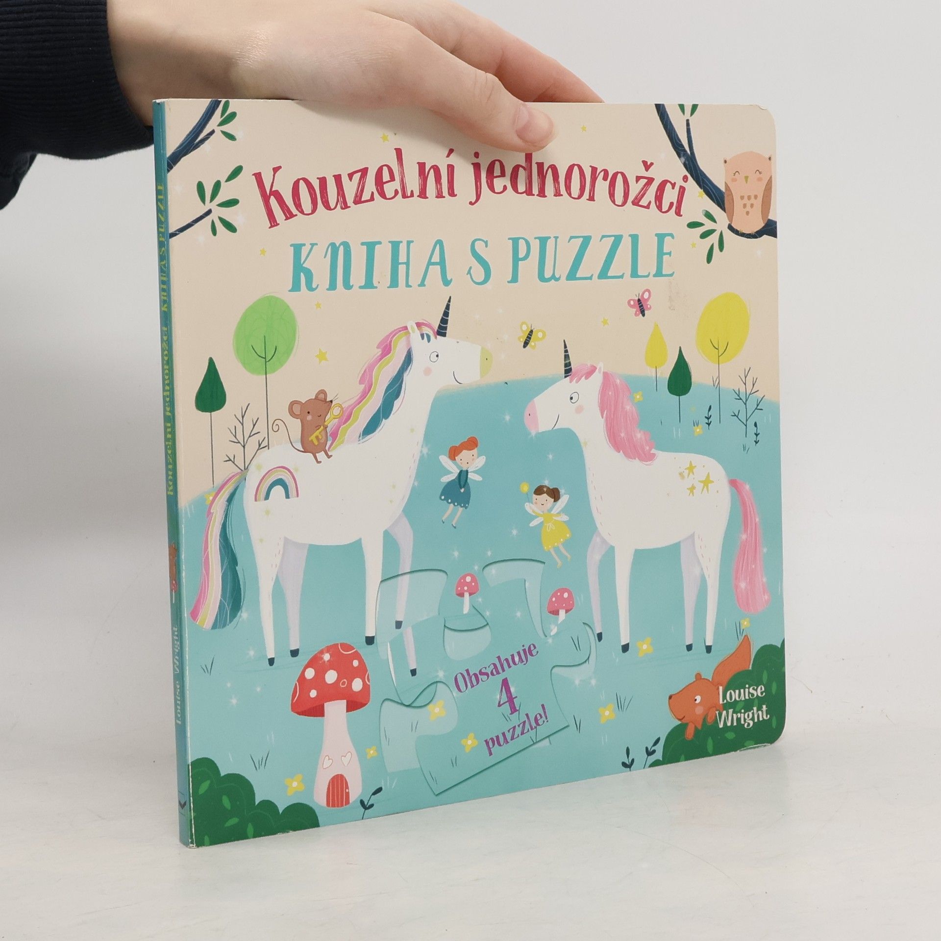 Louise Wright Kouzelní jednorožci - Kniha s puzzle