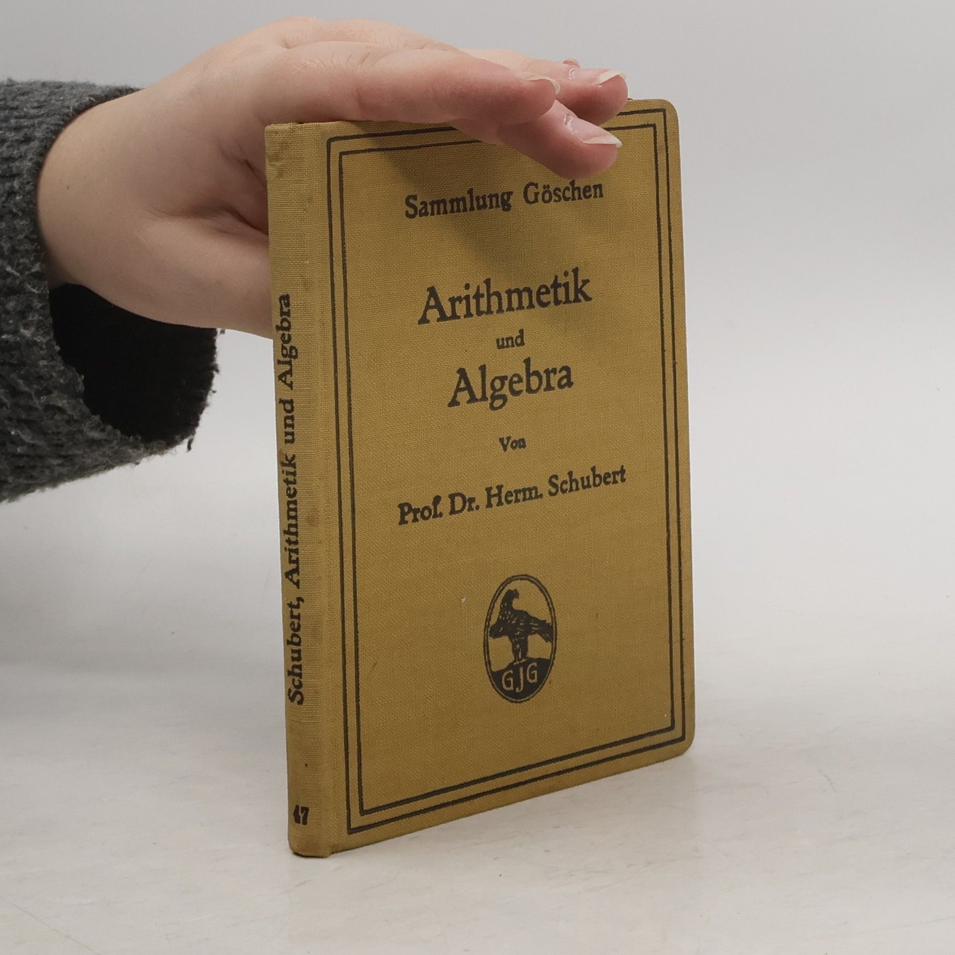 Hermann Schubert Arithmetik und Algebra