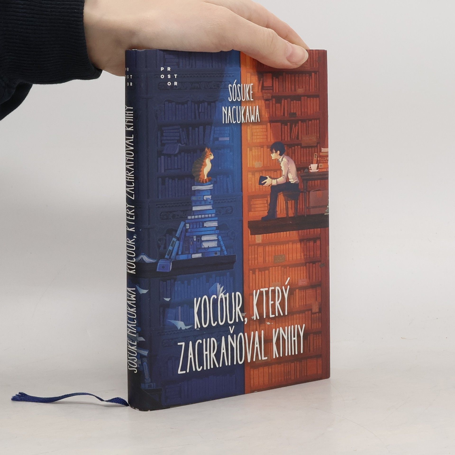 Sōsuke Natsukawa Kocour, který zachraňoval knihy