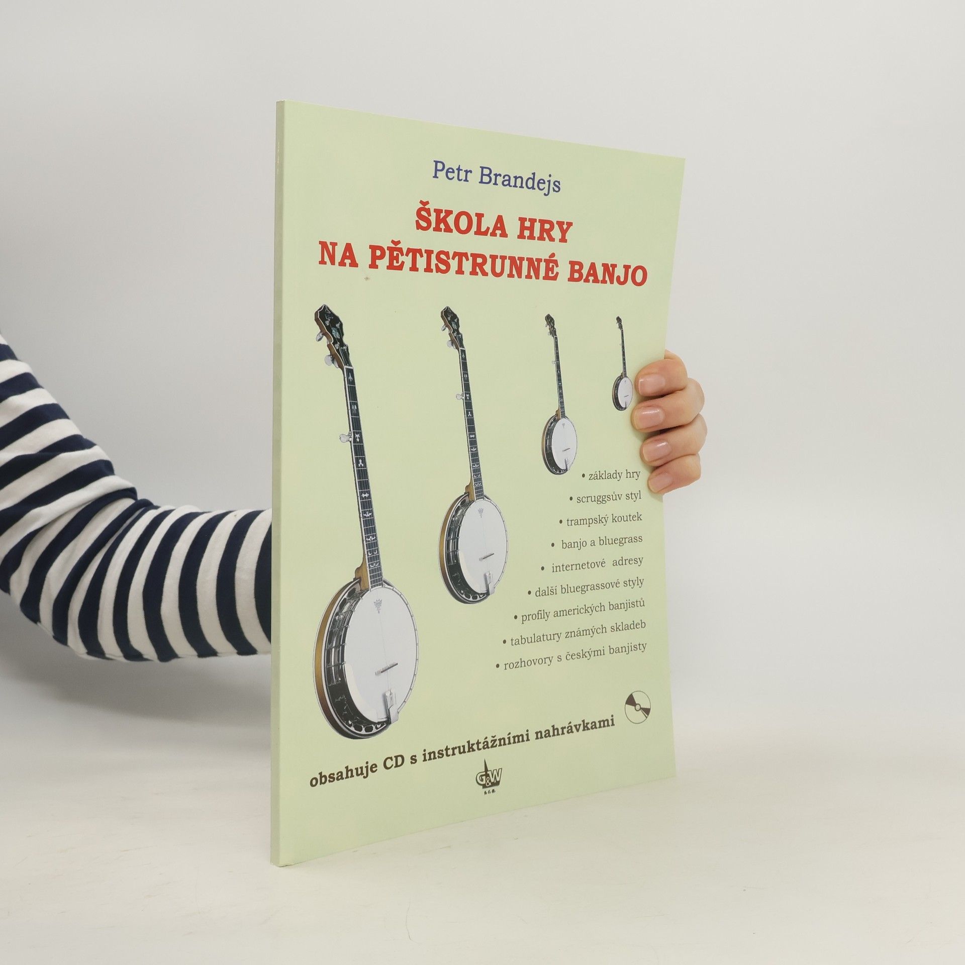 Petr Brandejs Škola hry na pětistrunné banjo + CD