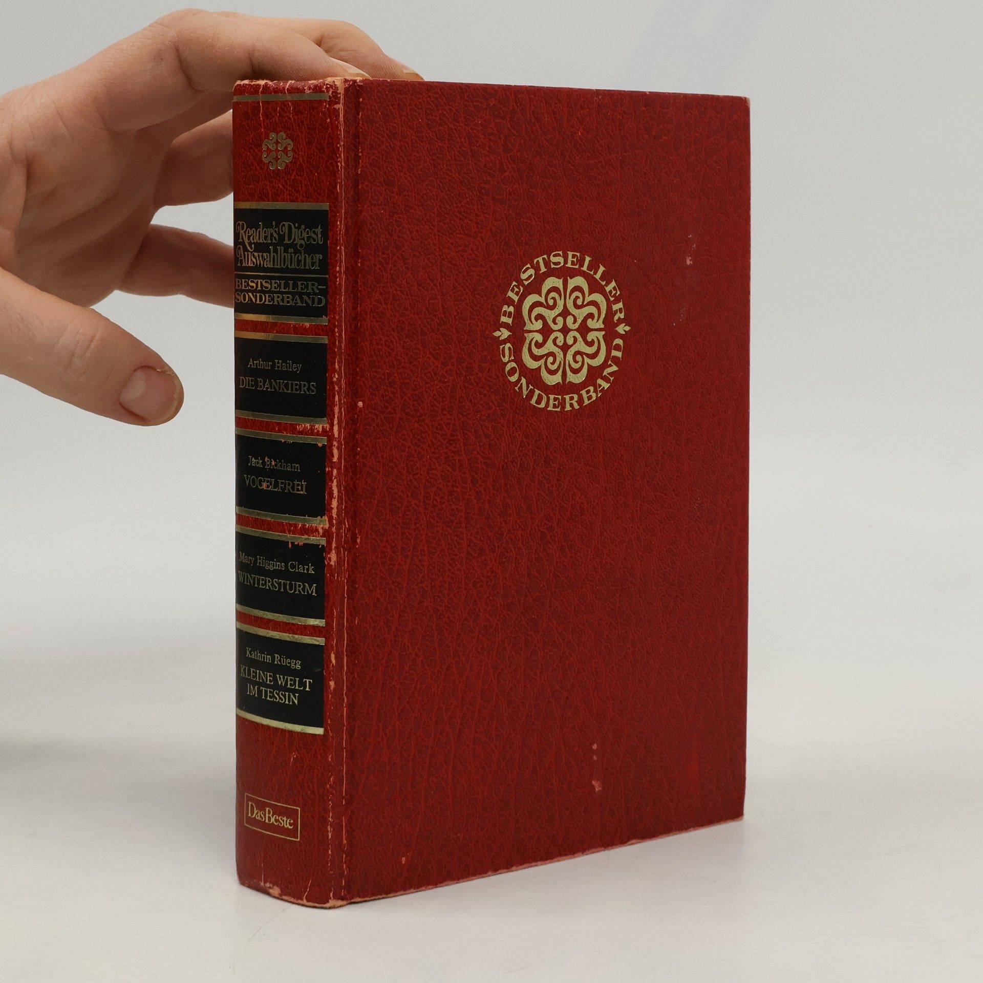 Arthur Hailey Reader's Digest Auswahlbücher. Die Bankiers. Vogelfrei. Wintersturm. Kleine Welt im Tessin