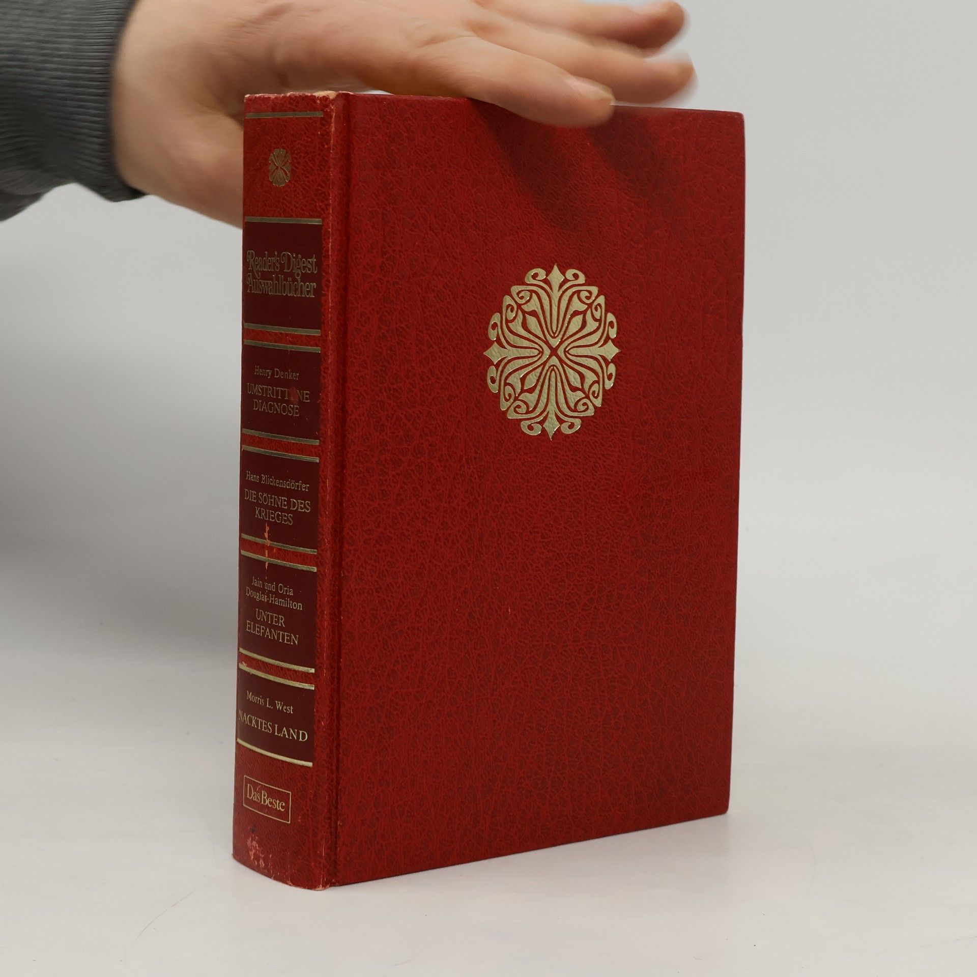 Reader’s Digest Auswahlbücher. Umstrittene Diagnose. Die Söhne des Krieges. Unter Elefanten. Nacktes Land.