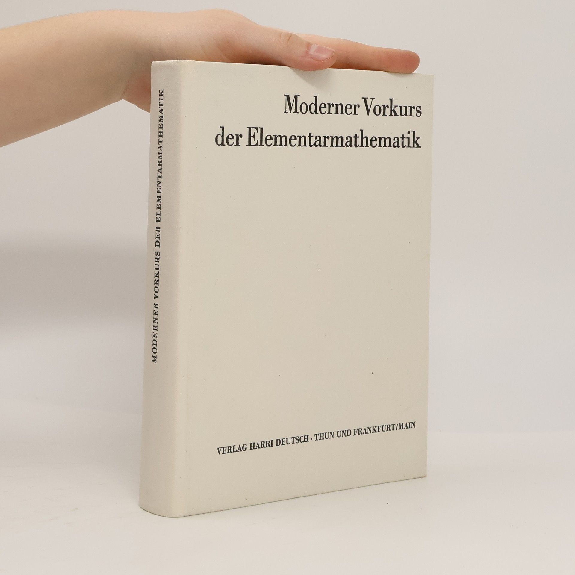 Hans Kreul Moderner Vorkurs der Elementarmathematik