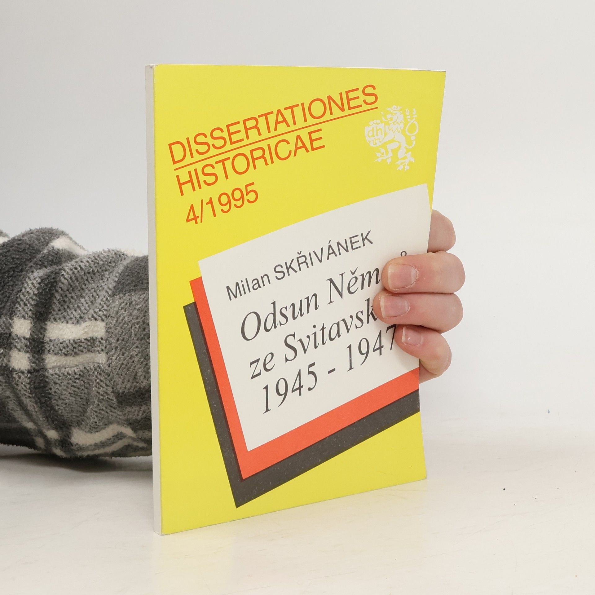 Milan Skřivánek Odsun Němců ze Svitavska 1945-1947