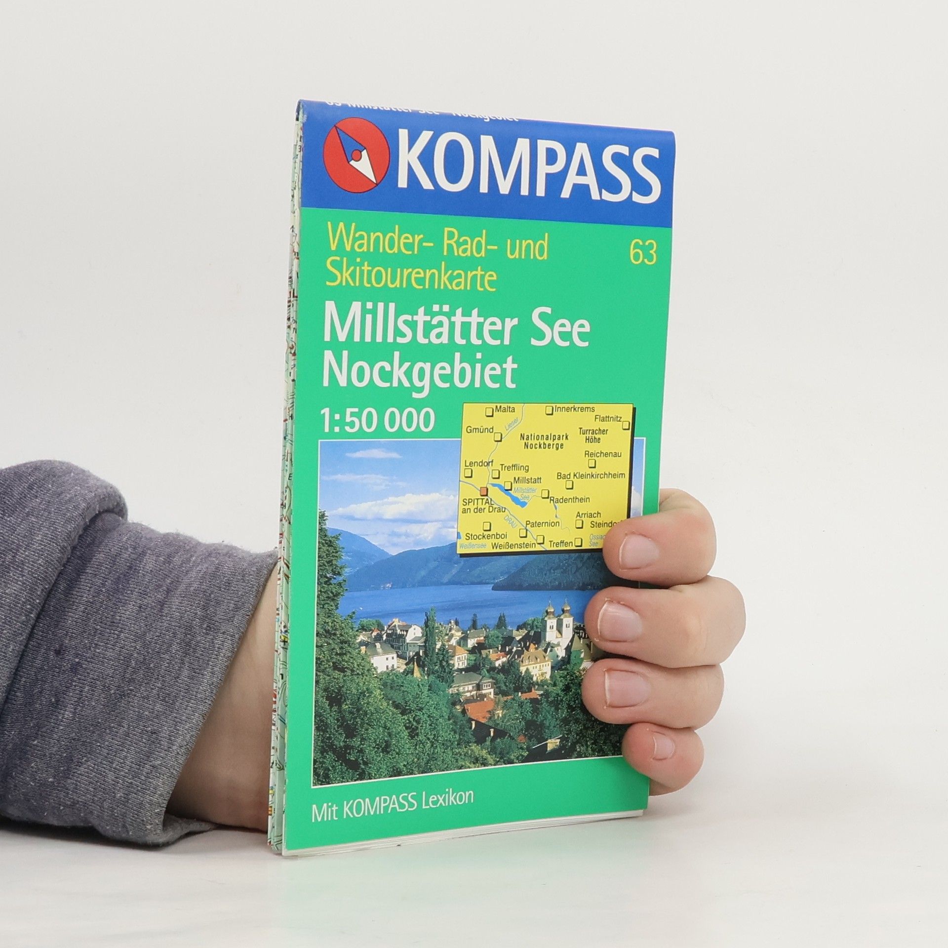 Collectif d'auteurs KOMPASS Wanderkarte - 63: Kompass Karten, Millstätter See, Nockgebiet