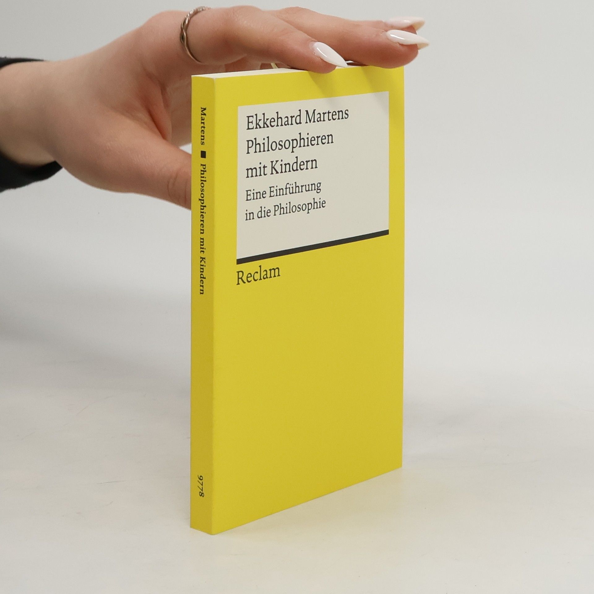 Ekkehard Martens Philosophieren mit Kindern