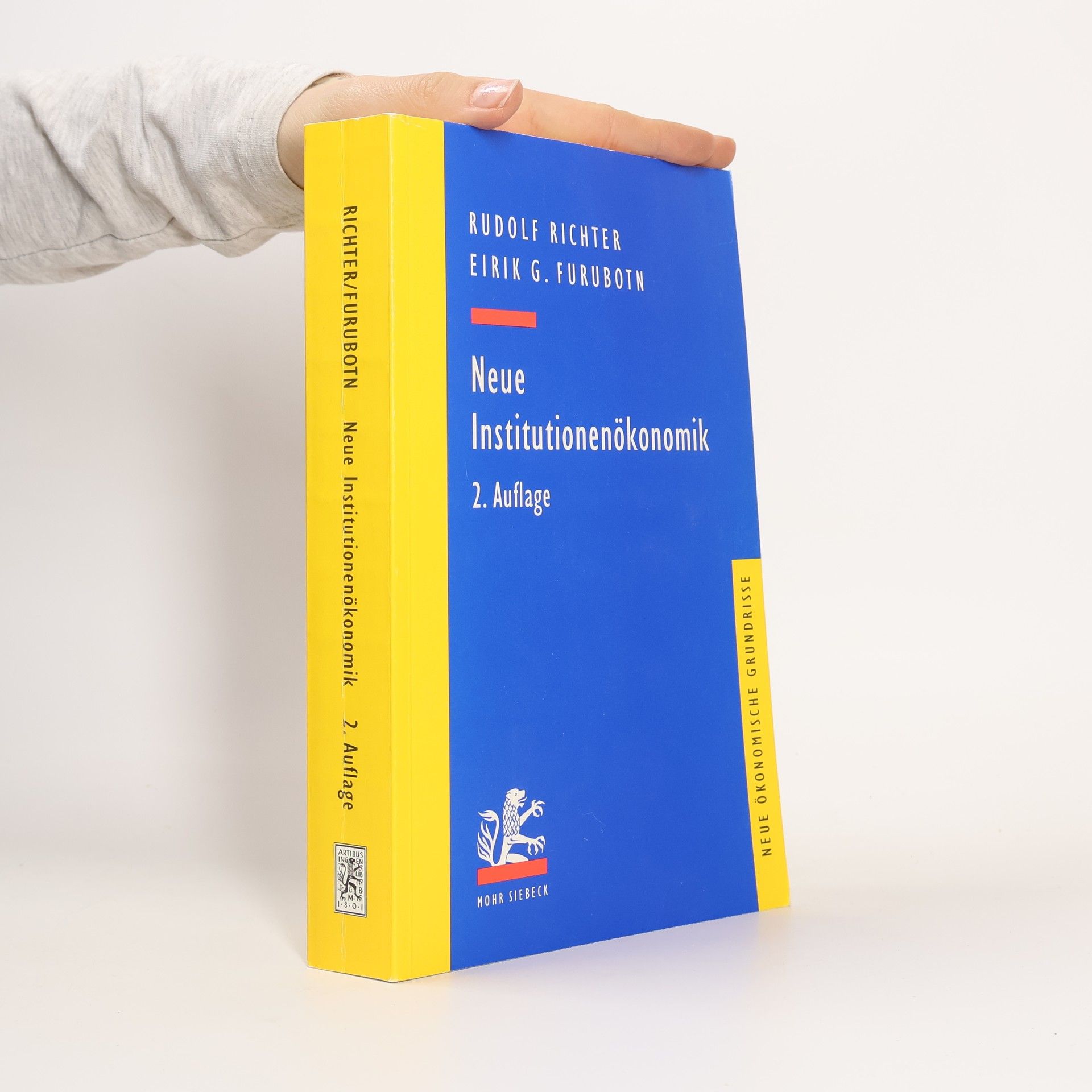 Rudolf Richter Neue Institutionenökonomik