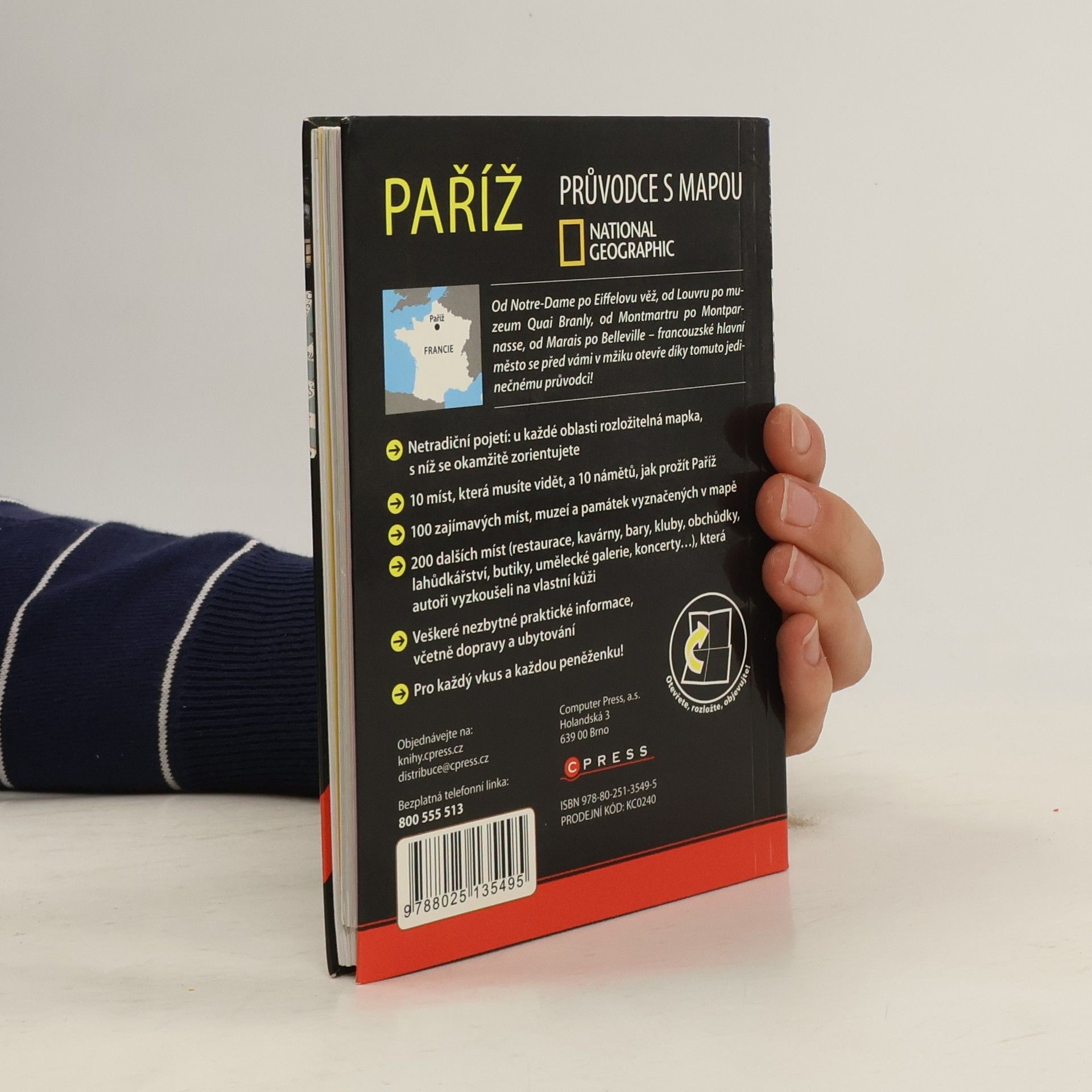 Mélani Le Bris Paříž - průvodce s mapou