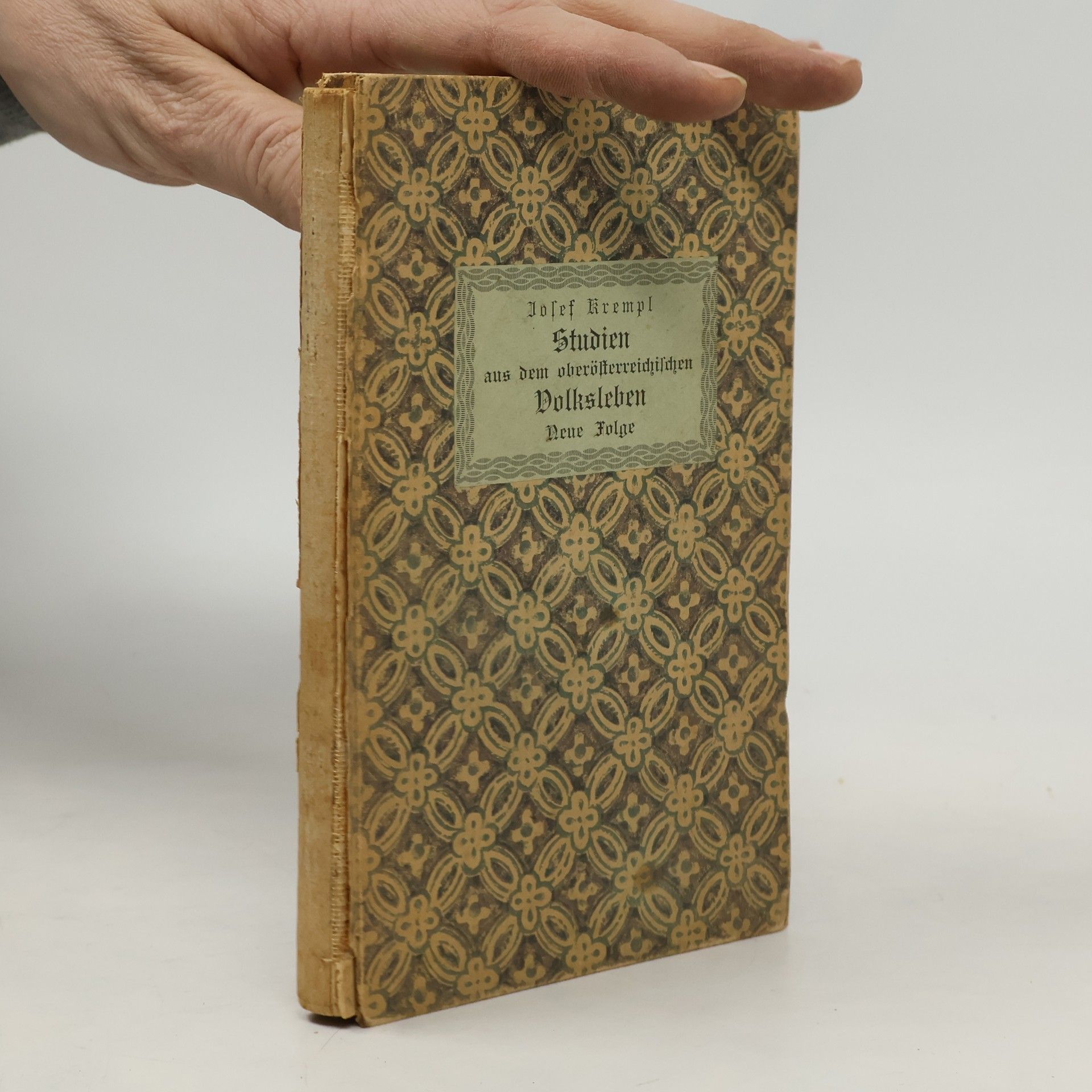 Josef Krempl Studien aus dem oberösterreichischen Volksleben