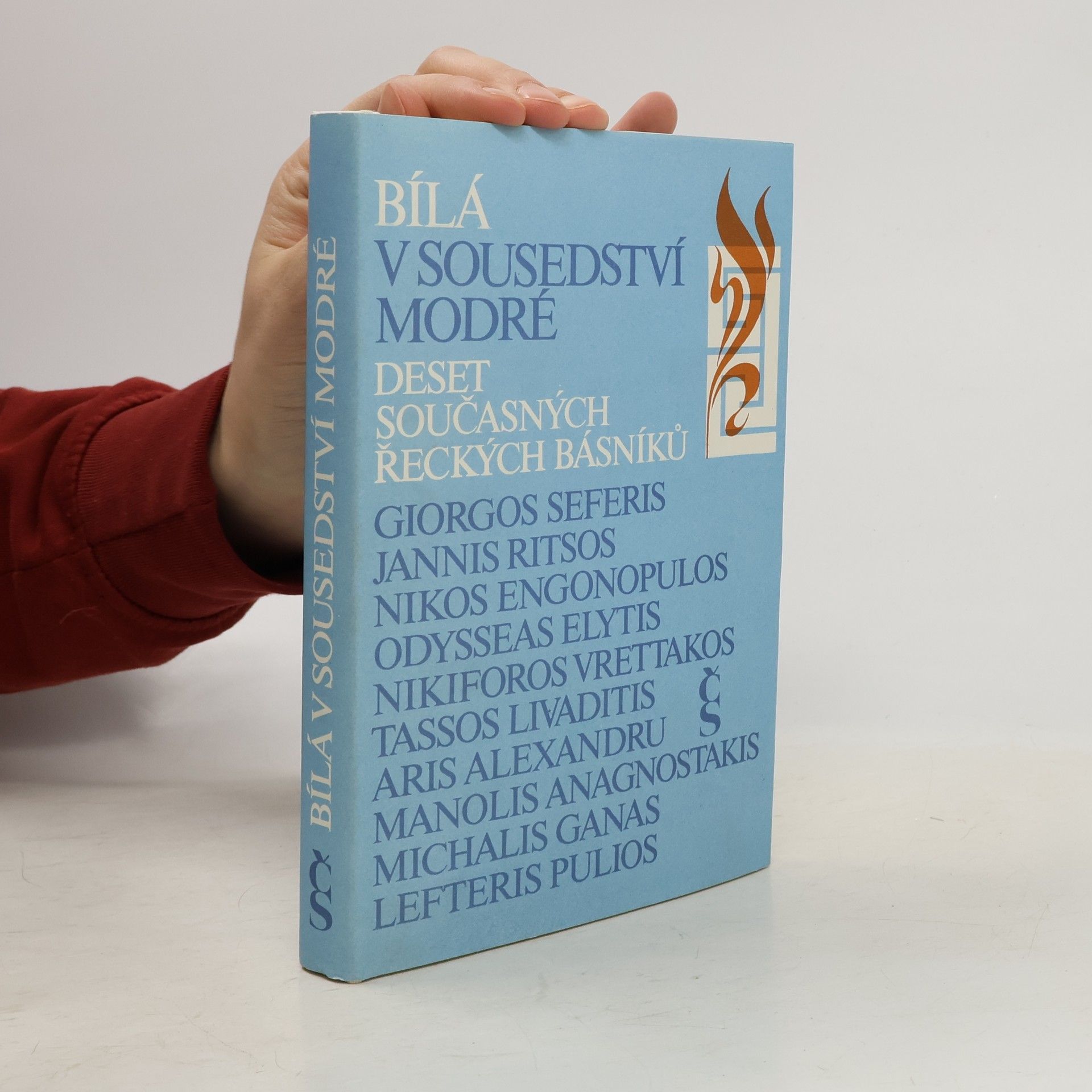 Tassos Georgiou Bílá v sousedství modré : deset současných řeckých básníků