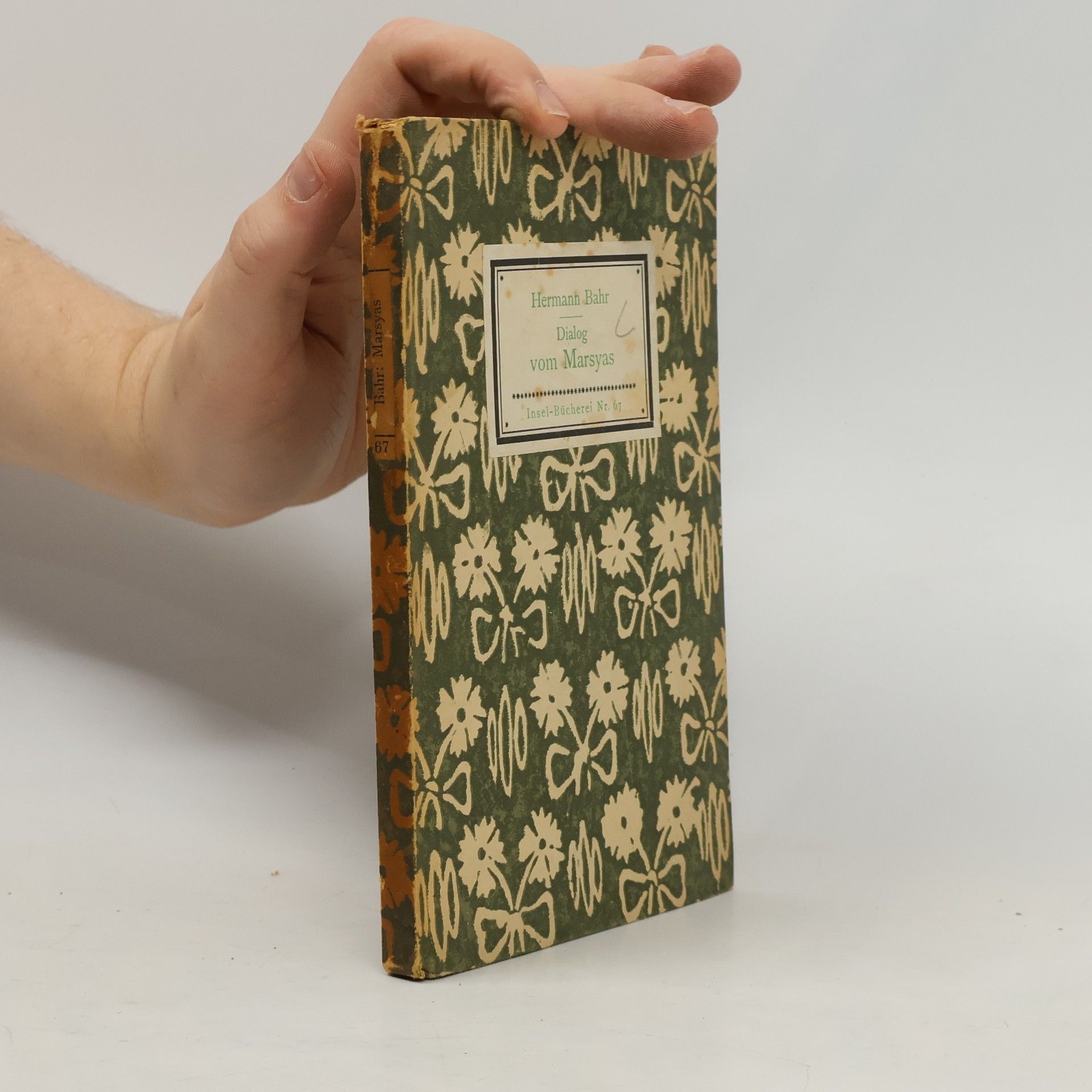 Hermann Bahr Dialog vom Marsyas