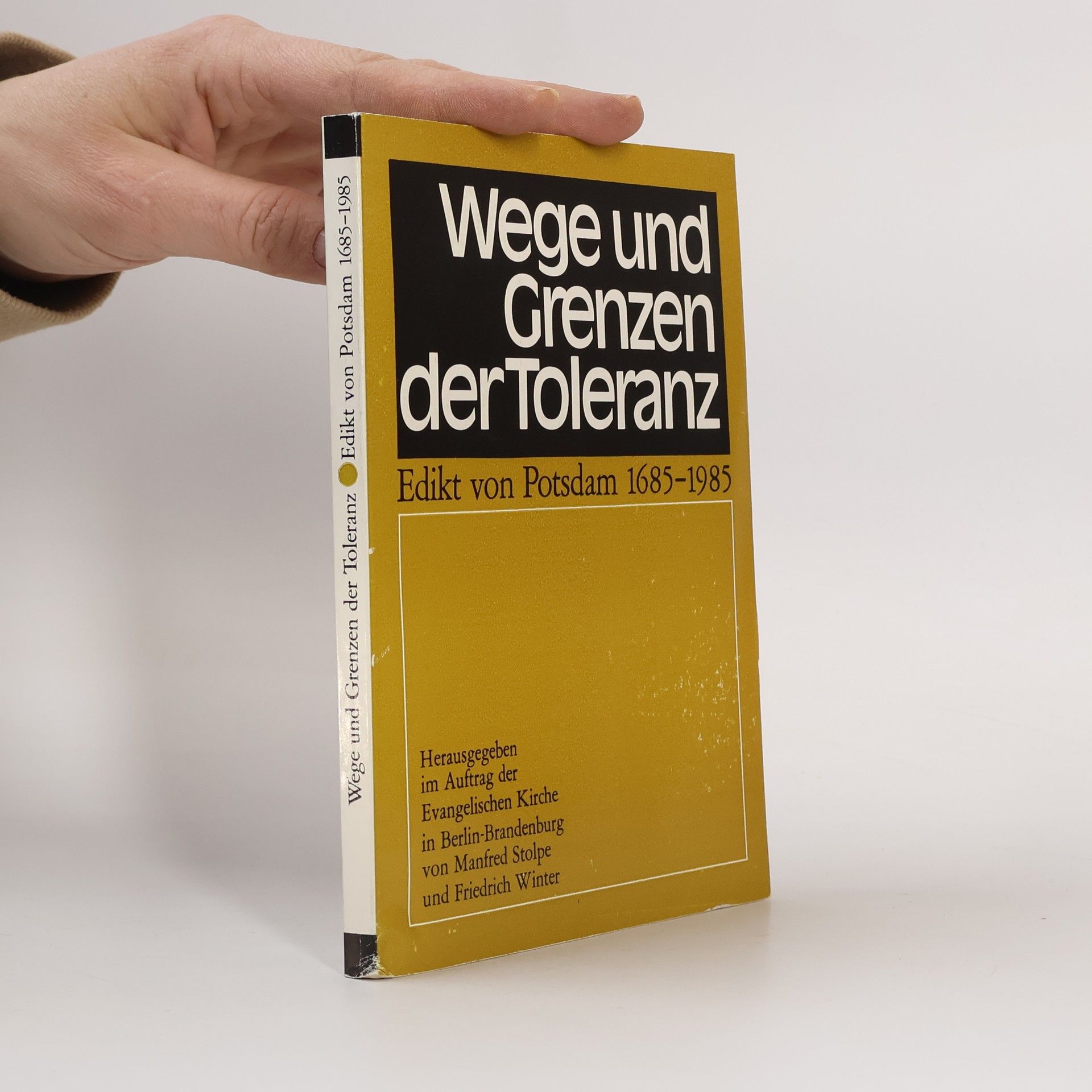 Manfred Stolpe Wege und Grenzen der Toleranz
