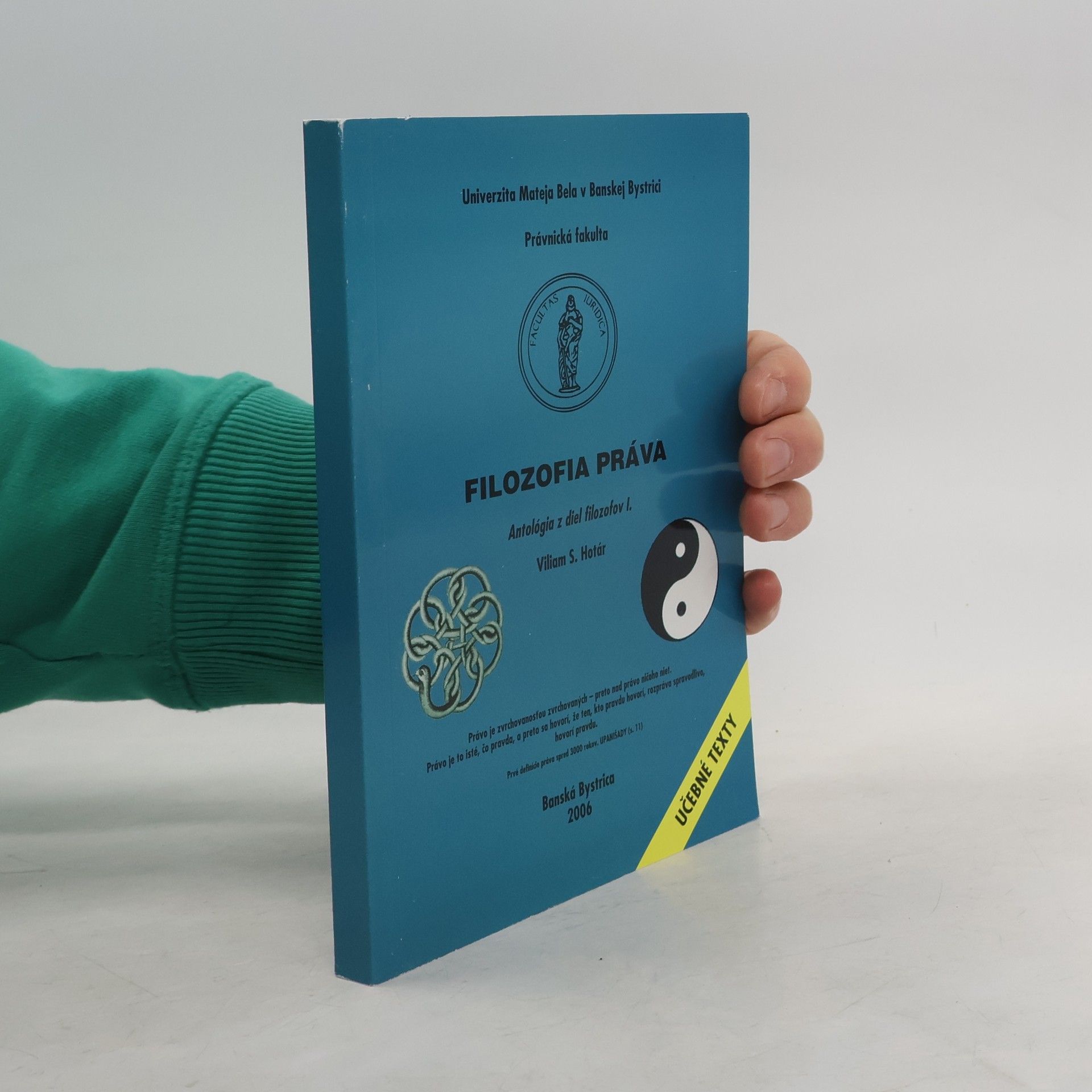 Filozofia práva - Antológia z diel filozofov I.