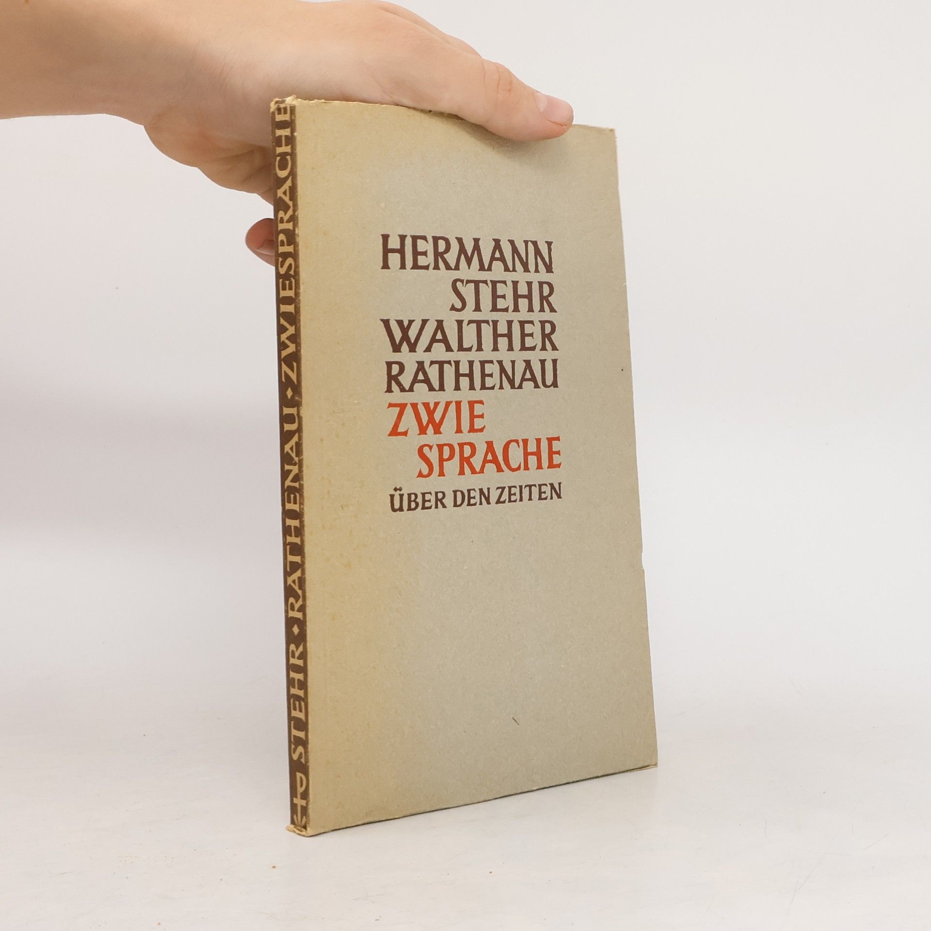 Hermann Stehr Zwie Sprache