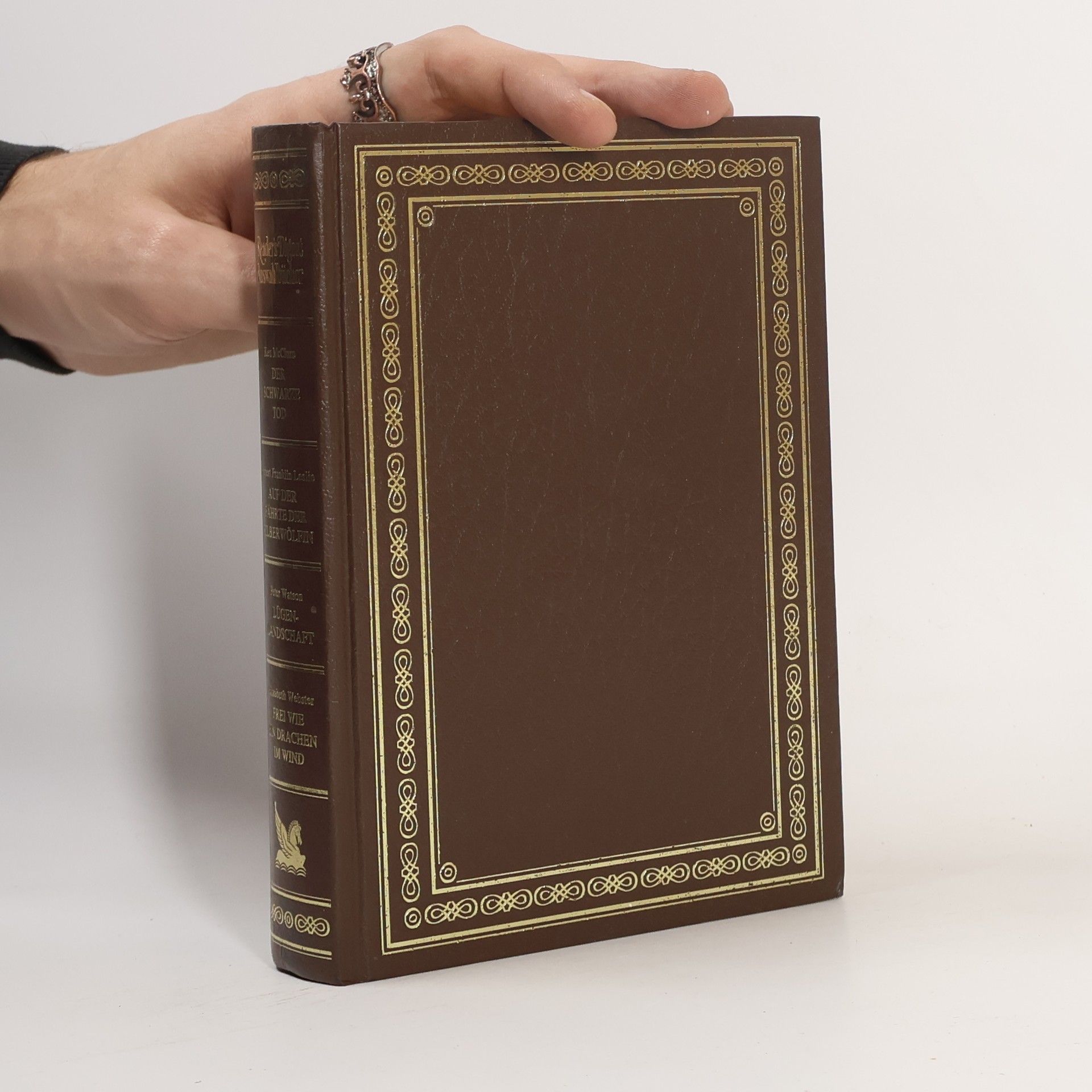 Autorenkollektiv Reader's Digest Auswahlbücher. Der schwarze Tod, Auf der Fährte der Silberwölfin, Lügenlandschaft, Frei wie ein Drachen im Wind