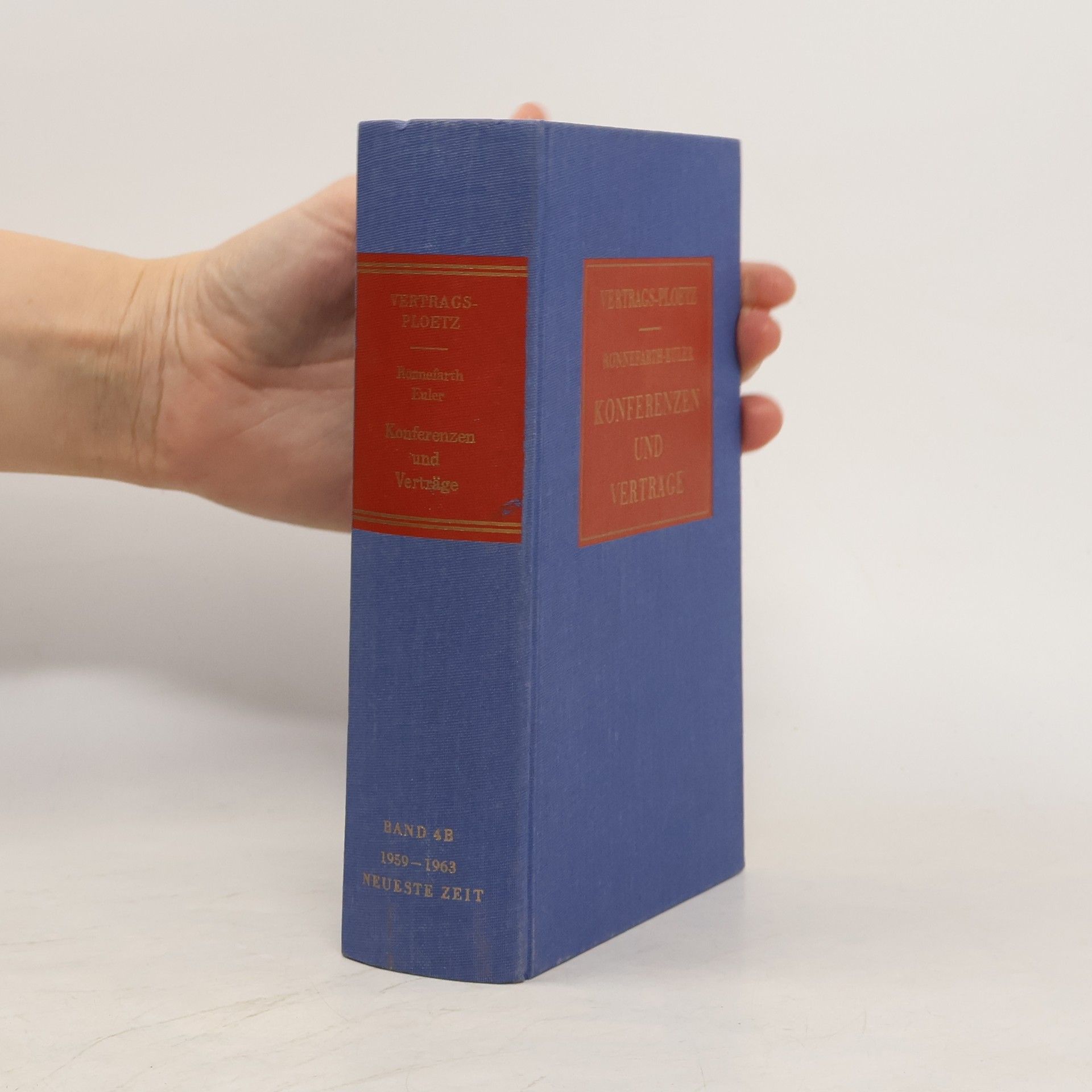 Heinrich Euler Konferenzen und Verträge