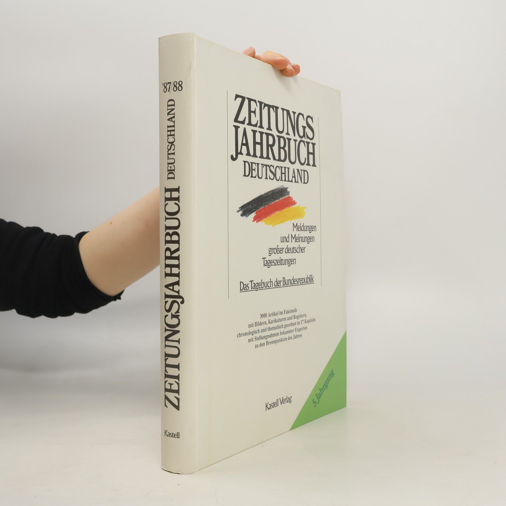 Kolektív autorov Zeitungsjahrbuch Deutschland 87/88
