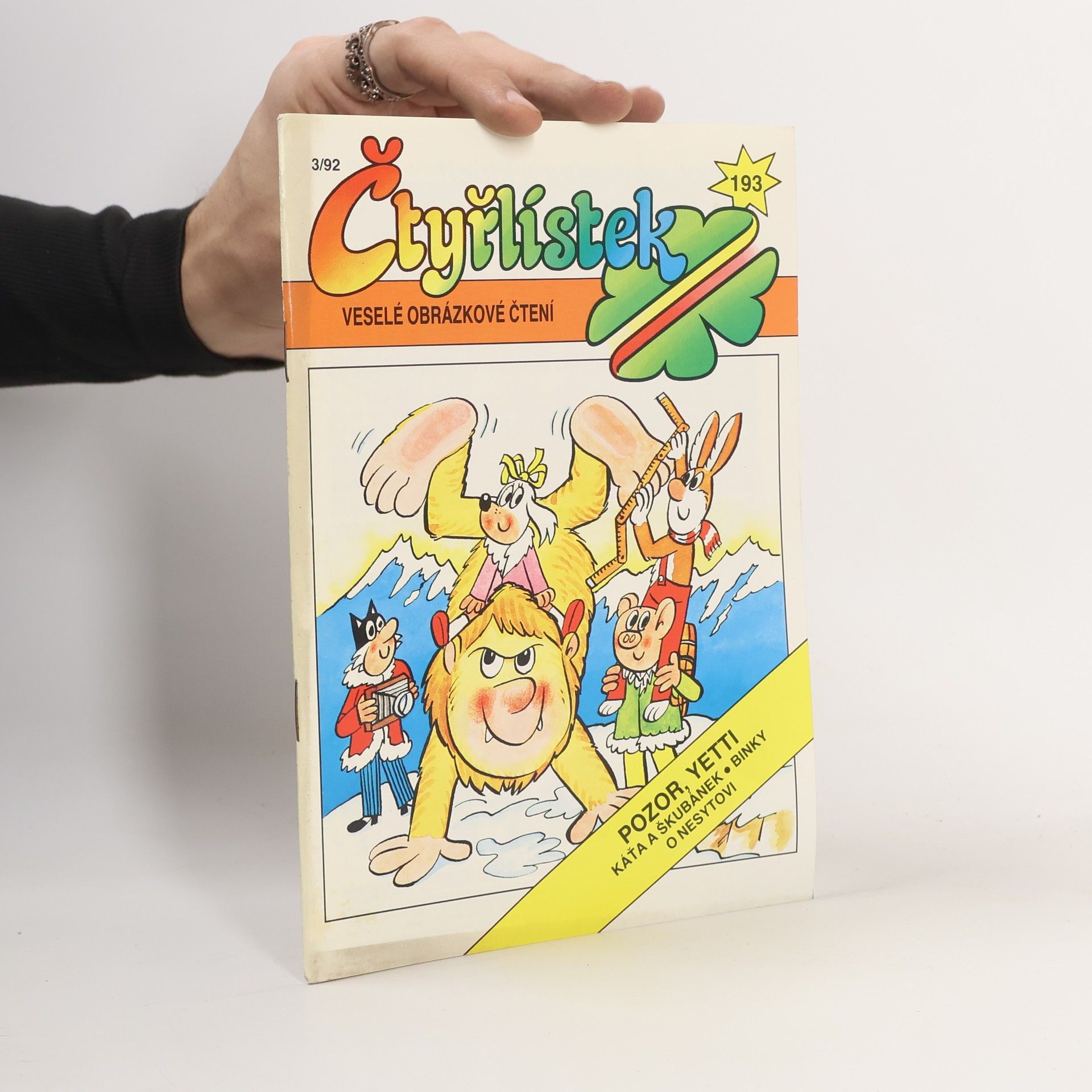 Autorenkollektiv Čtyřlístek 193. 3/1992. Pozor, Yetti