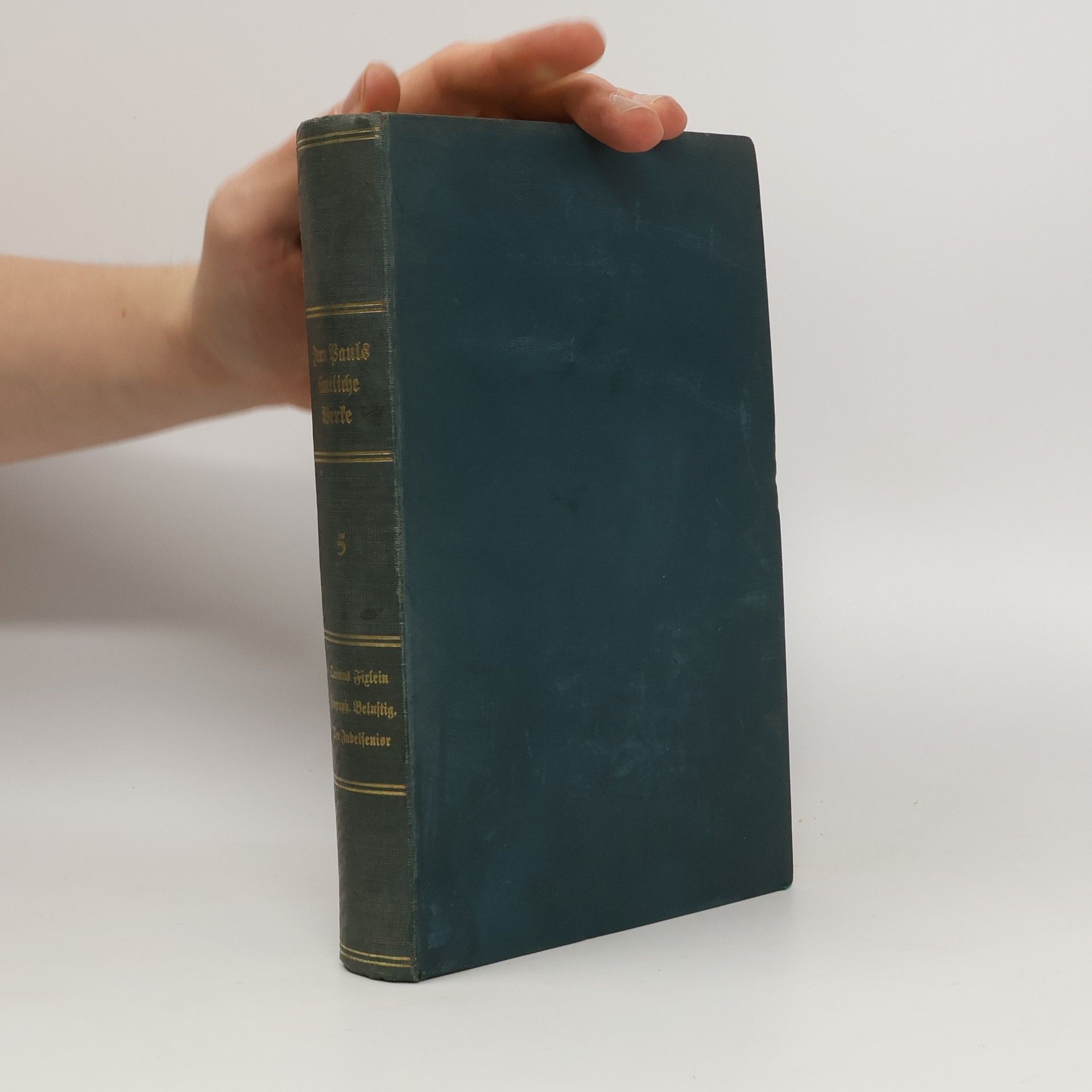 JeanPaul Belmondo Jean Pauls sämtliche Werke. Band 5