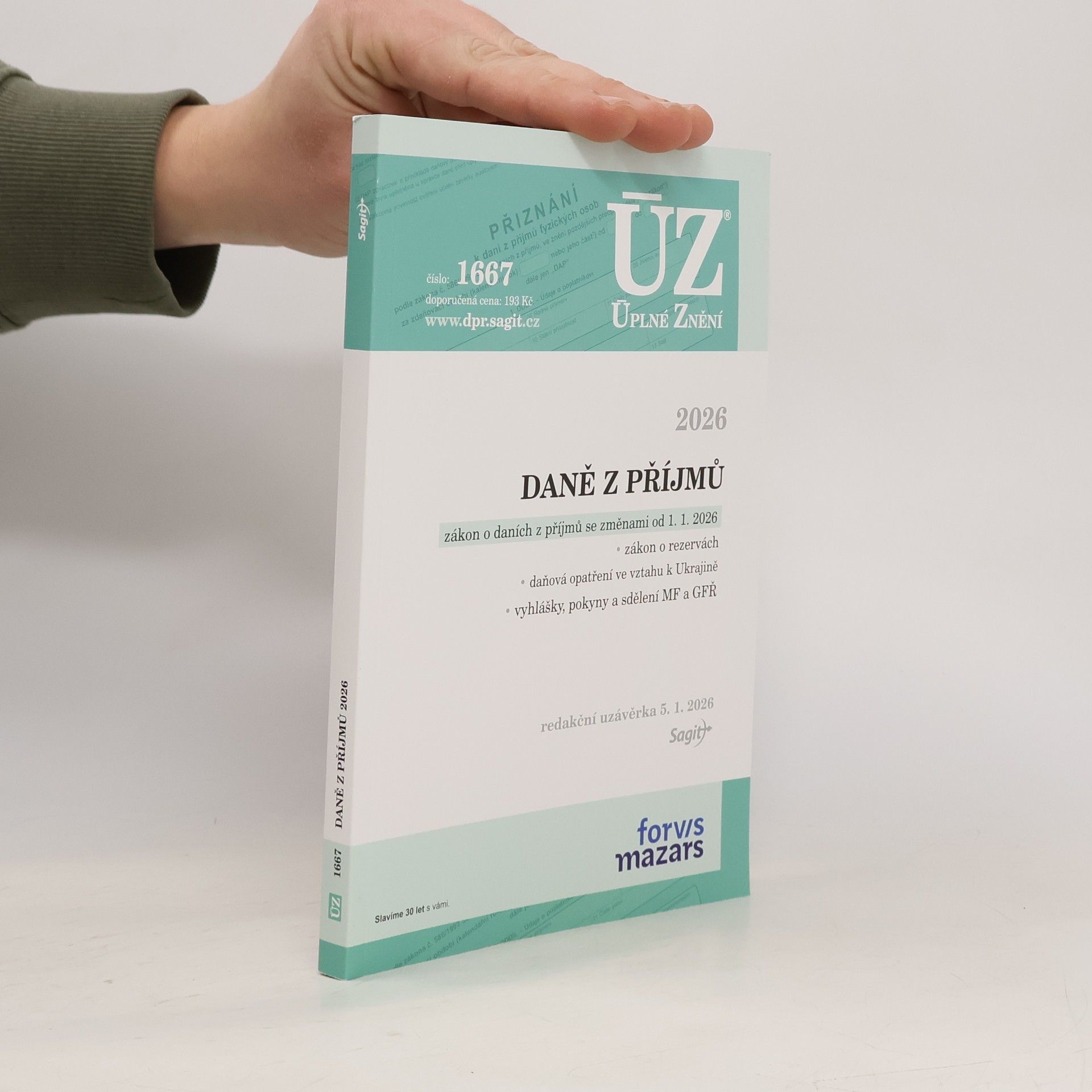 Various authors Daně z příjmů 2026