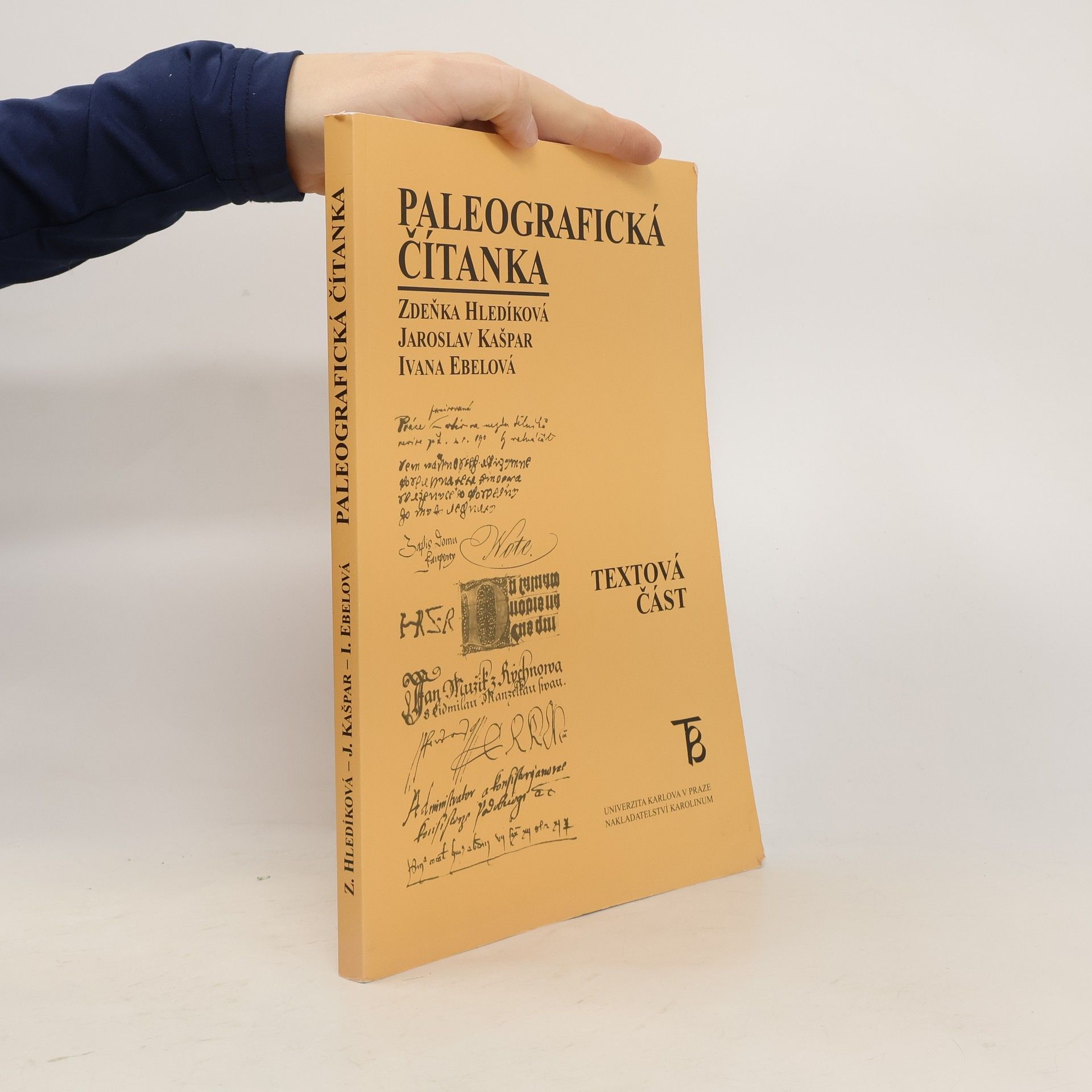 Zdeňka Hledíková Paleografická čítanka. Textová část