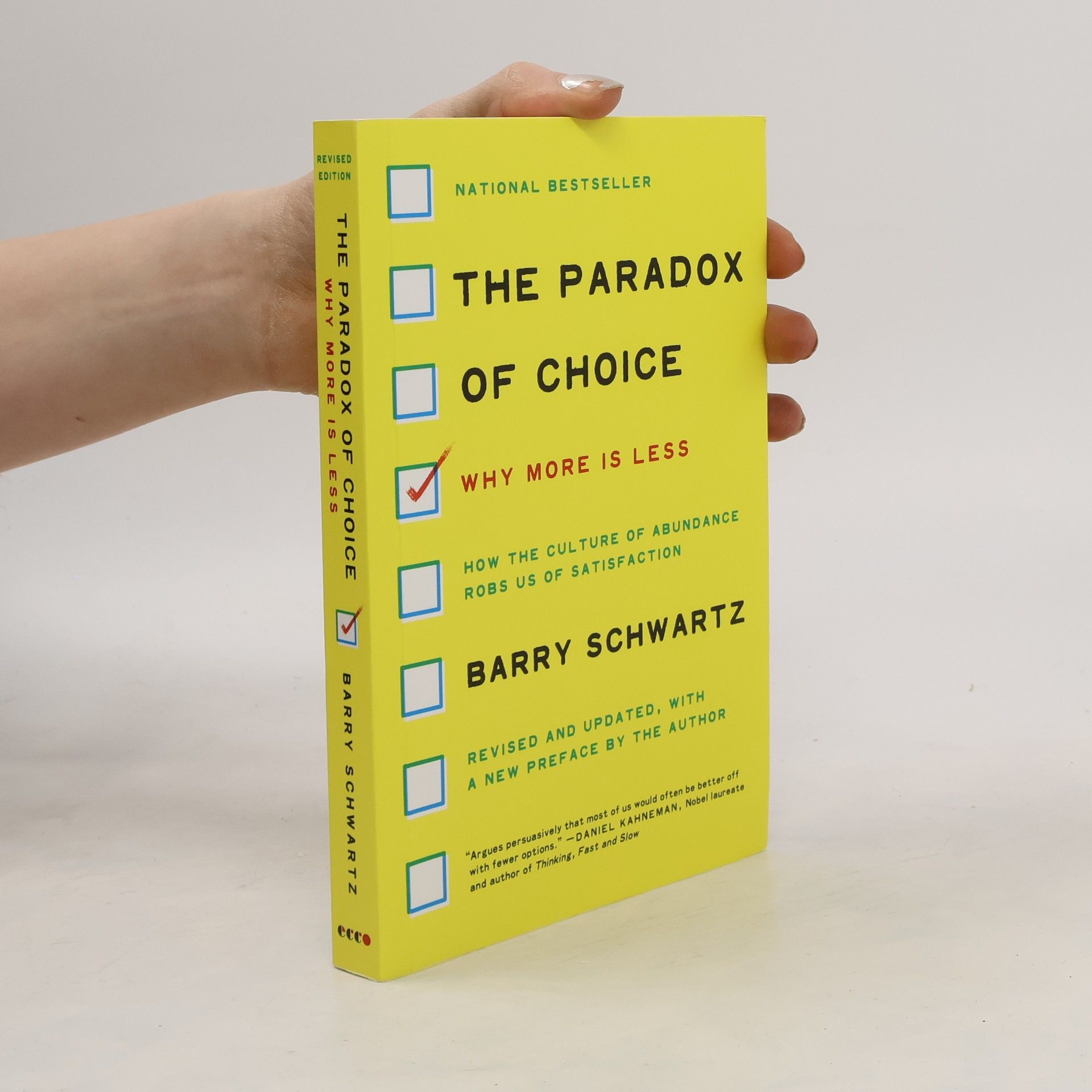 Barry Schwartz The Paradox of Choice
