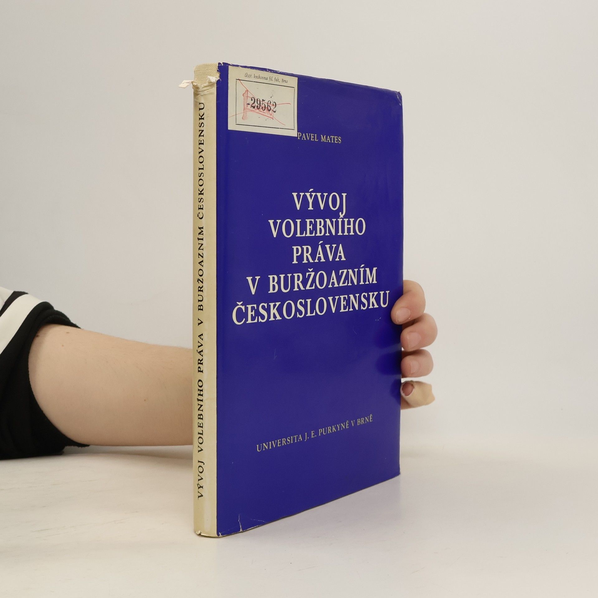 Pavel Mates Vývoj volebního práva v buržoazním Československu