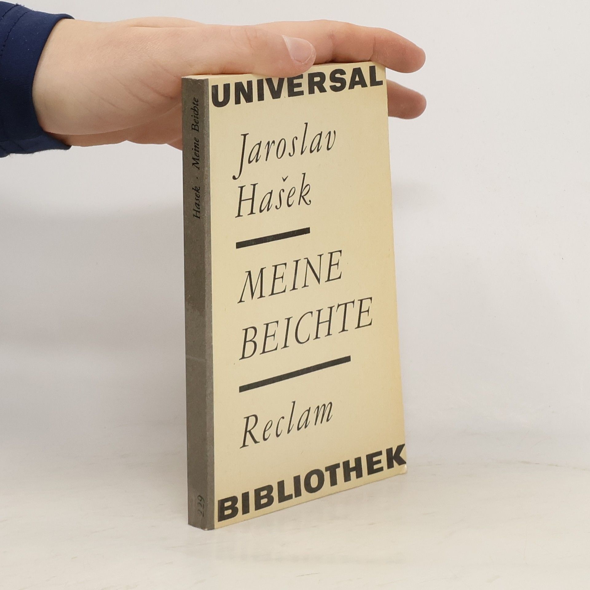 Jaroslav Hašek Meine Beichte