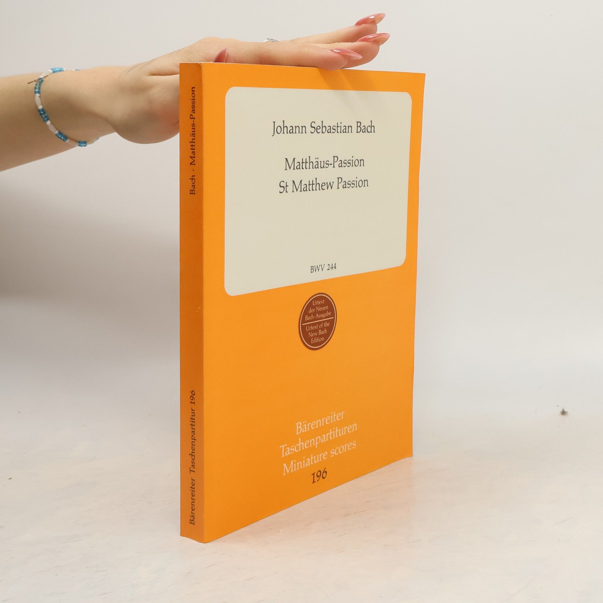 Johann Sebastian Bach Matthäus-Passion. St. Matthew Passion BWV 244