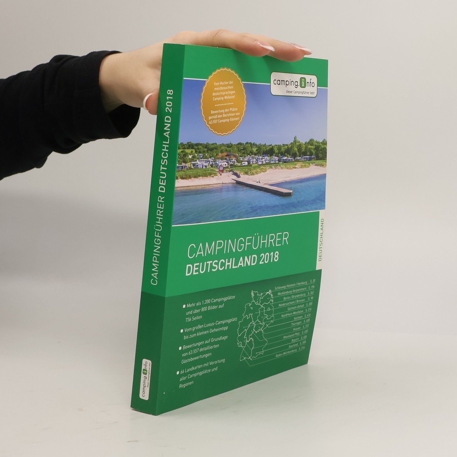AA.VV. Campingführer Deutschland 2018