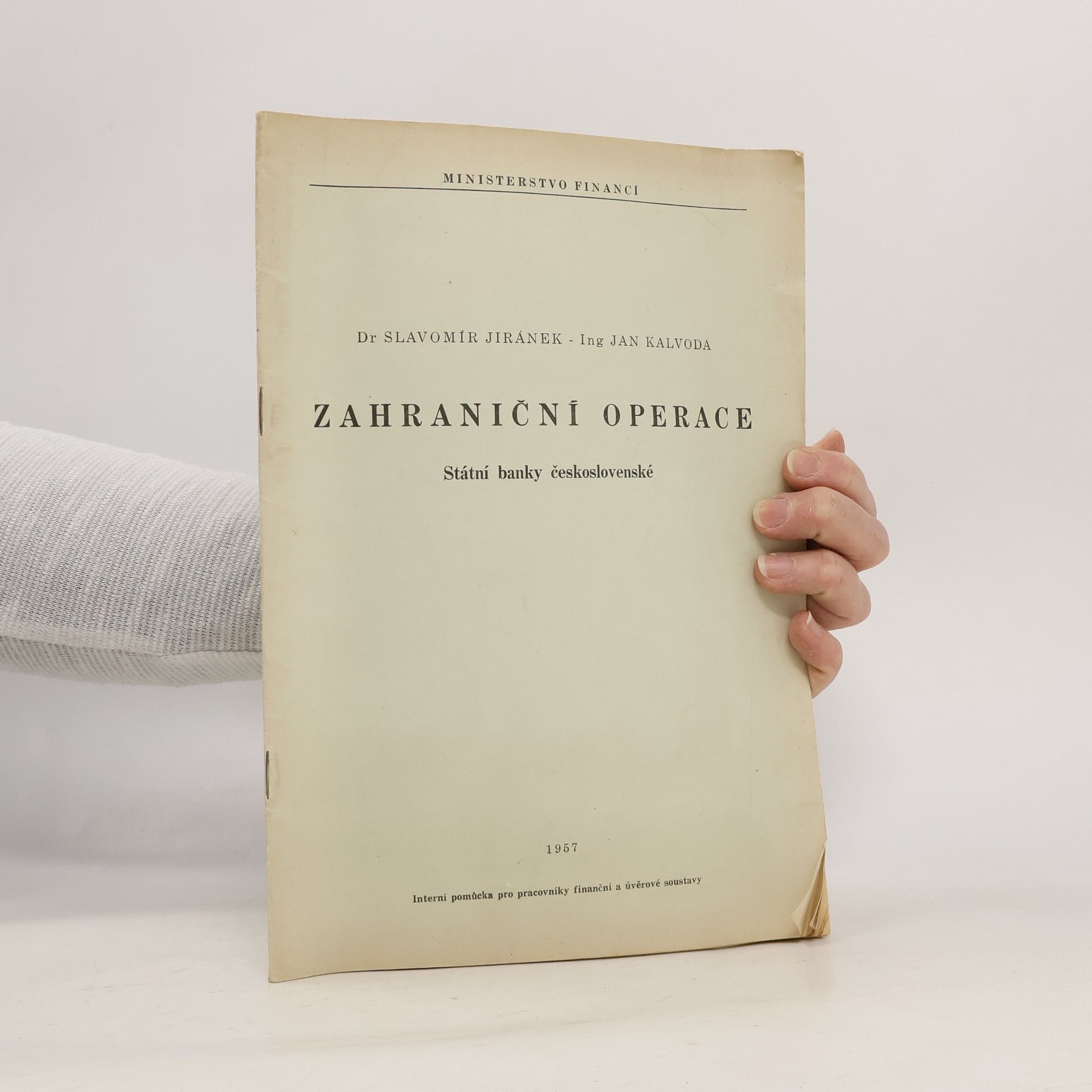 Zahraniční operace Státní banky československé