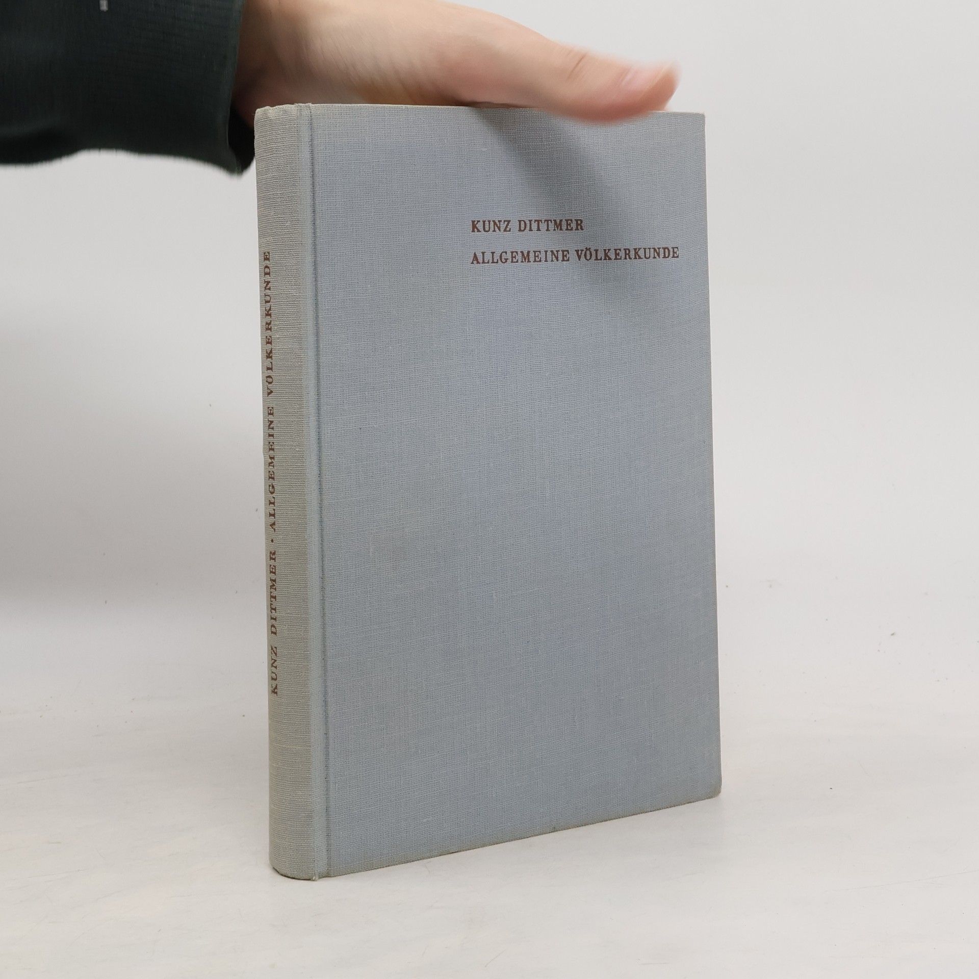 Kunz Dittmer Allgemeine Völkerkunde