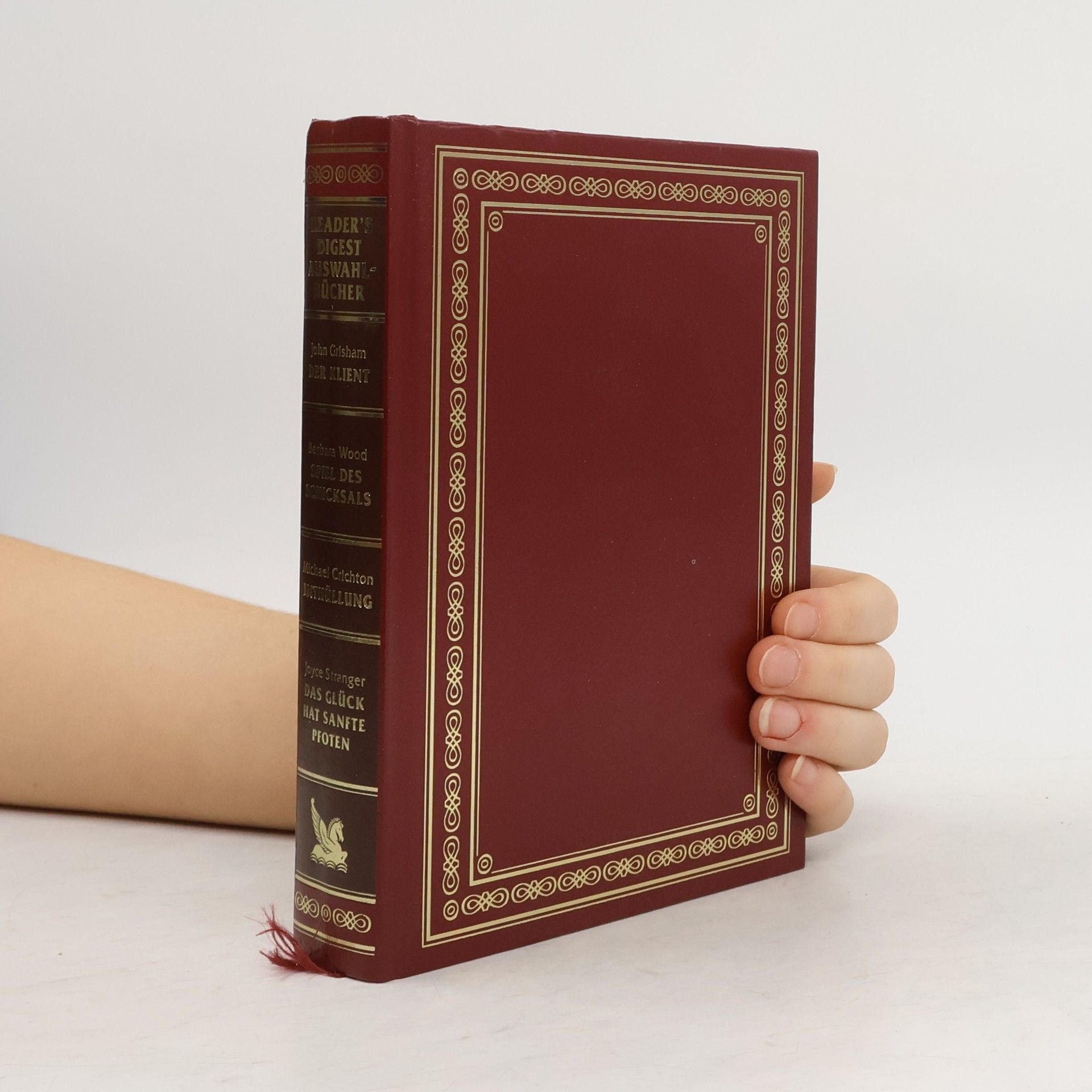 John Grisham Reader's Digest Auswahlbücher. Der Klient. Spiel des Schicksals. Enthüllung. Das Glück hat Sanfte Pfoten