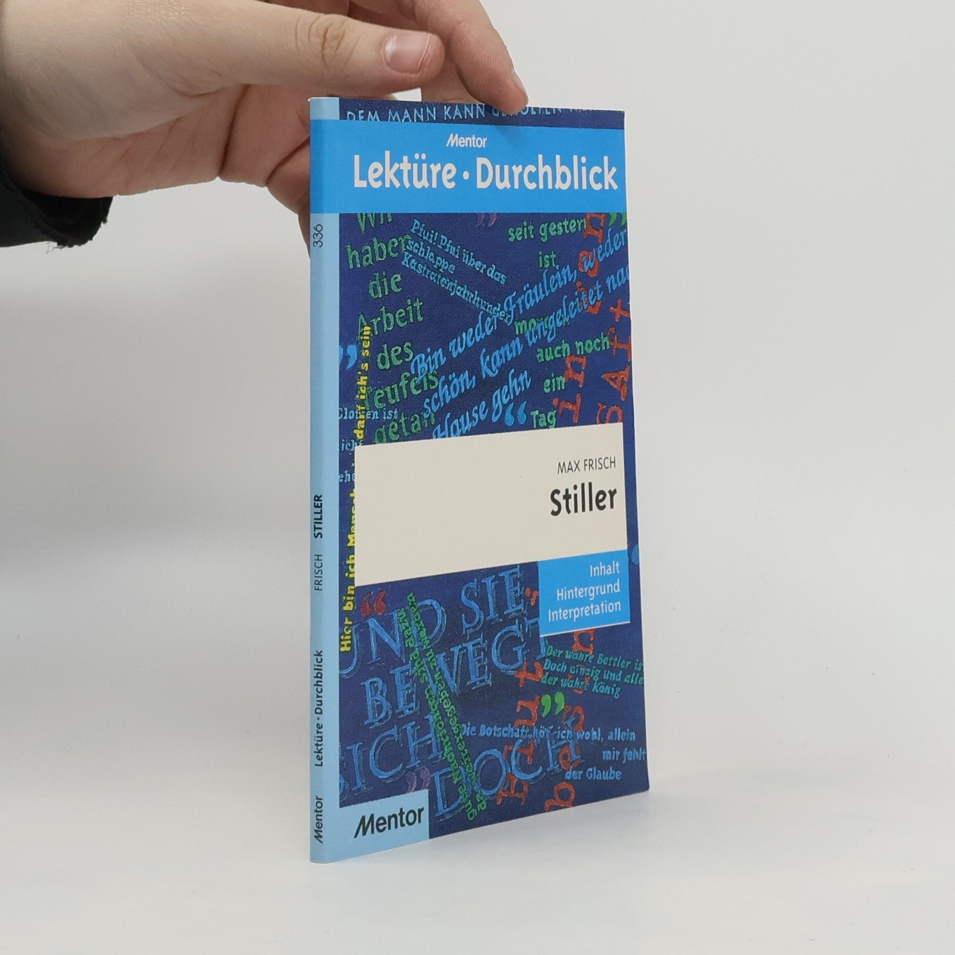 Joachim Volke Max Frisch, Stiller