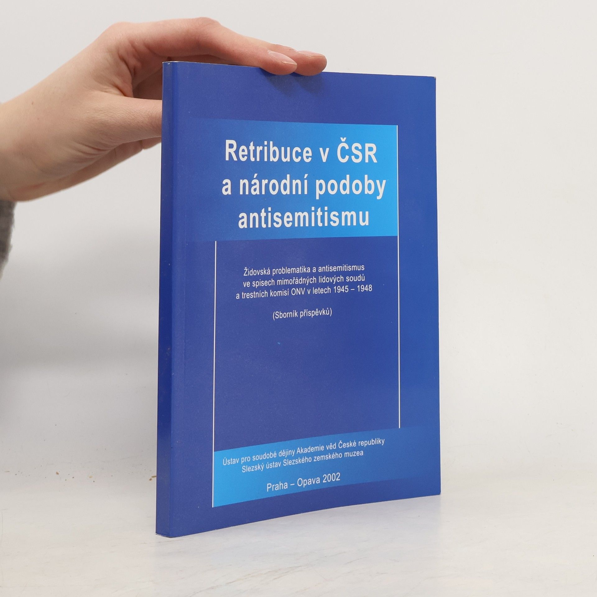 Mečislav Borák Retribuce v ČSR a národní podoby antisemitismu