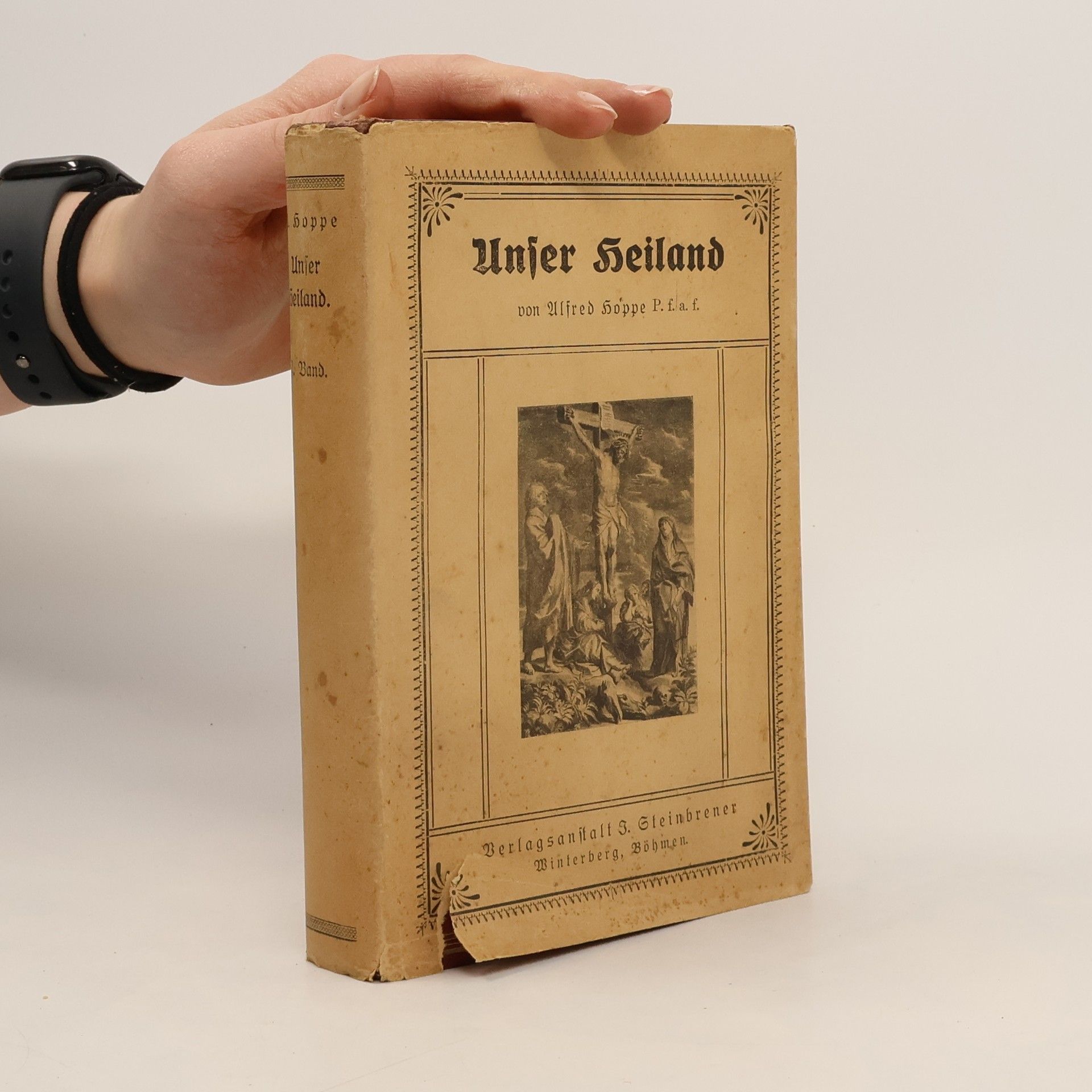 Alfed Hoppe Unser Heiland : Leben, Leiden und Lehren unseres göttlichen Heilandes mit besonderer Berücksichtigung des dramatischen und psychologischen Momentes. II. Band