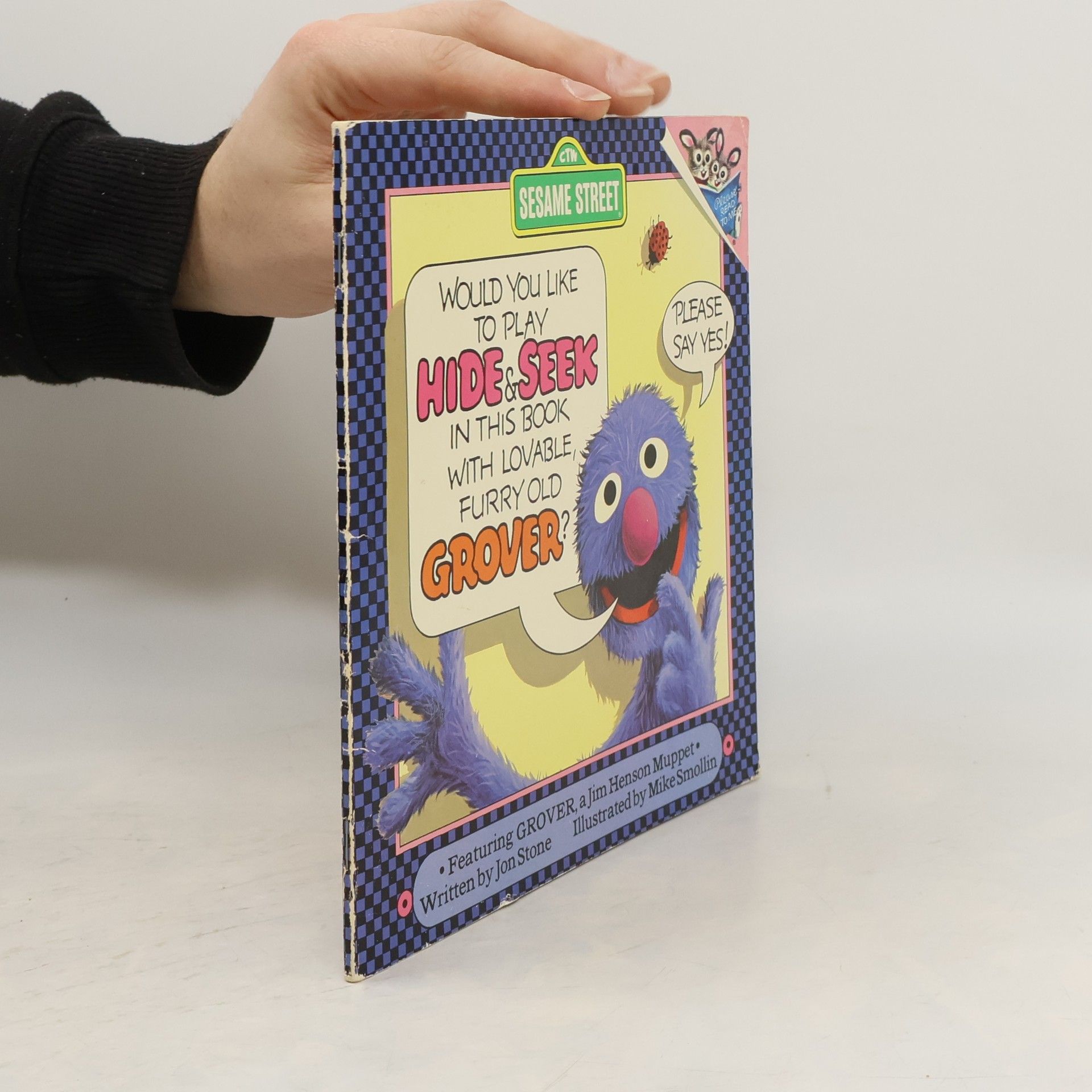 Jon Stone Would You Like To Play Hide & Seek In This Book With Lovable, Furry Old Grover?